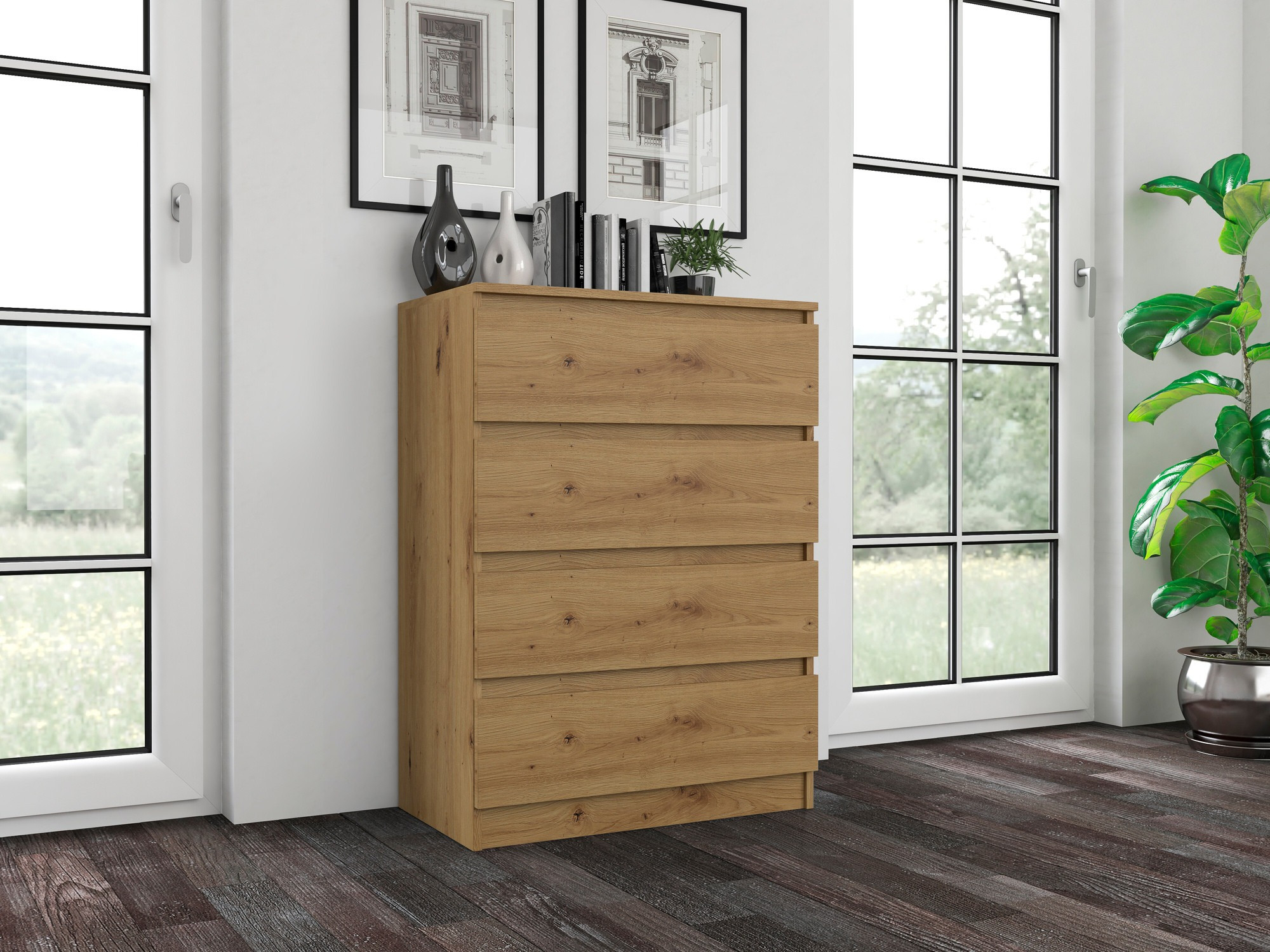 Komoda Elbvelu 105 (Artisan ąžuolas)