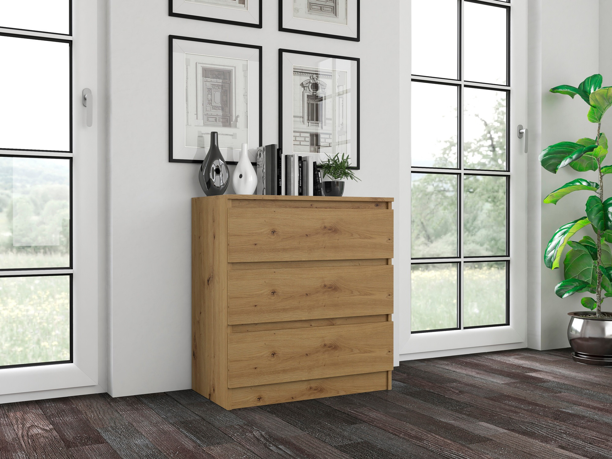 Komoda Elbvelu 106 (Artisan ąžuolas)