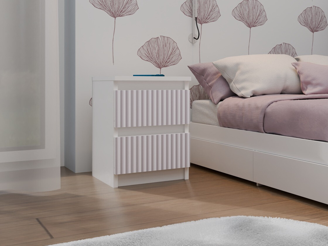 Naktinis staliukas Mortore 103 (Rožinė)