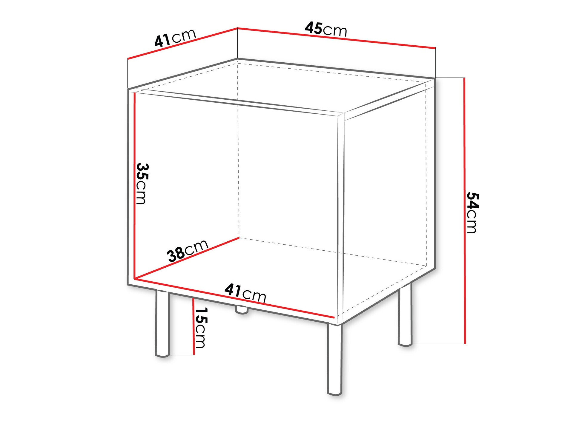 Naktinių staliukų komplektas Studium