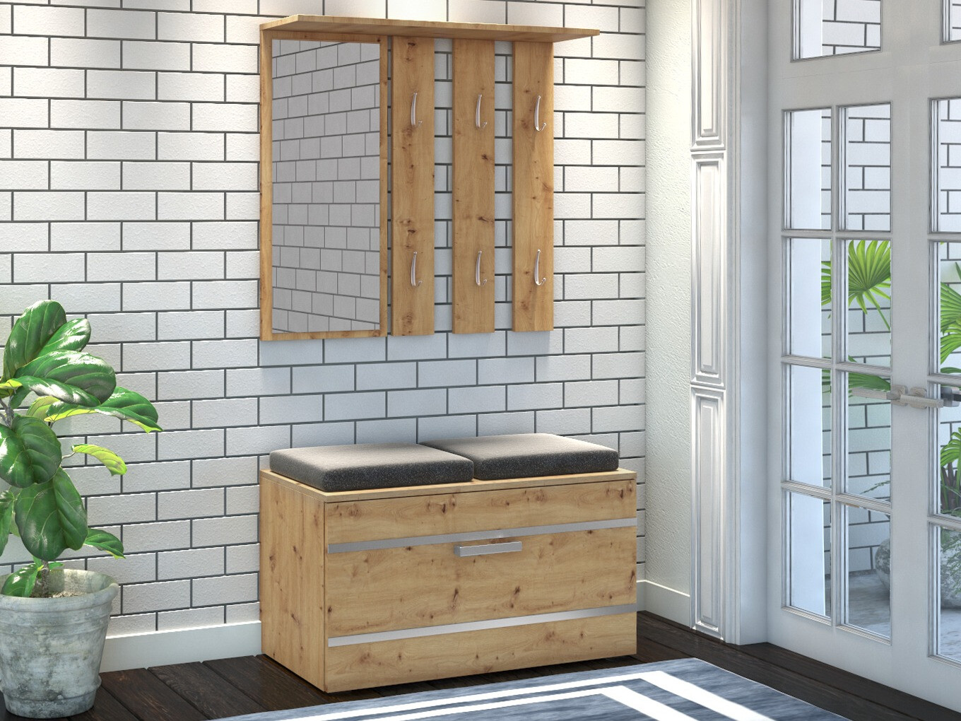 Prieškambario komplektas Mandeville 181