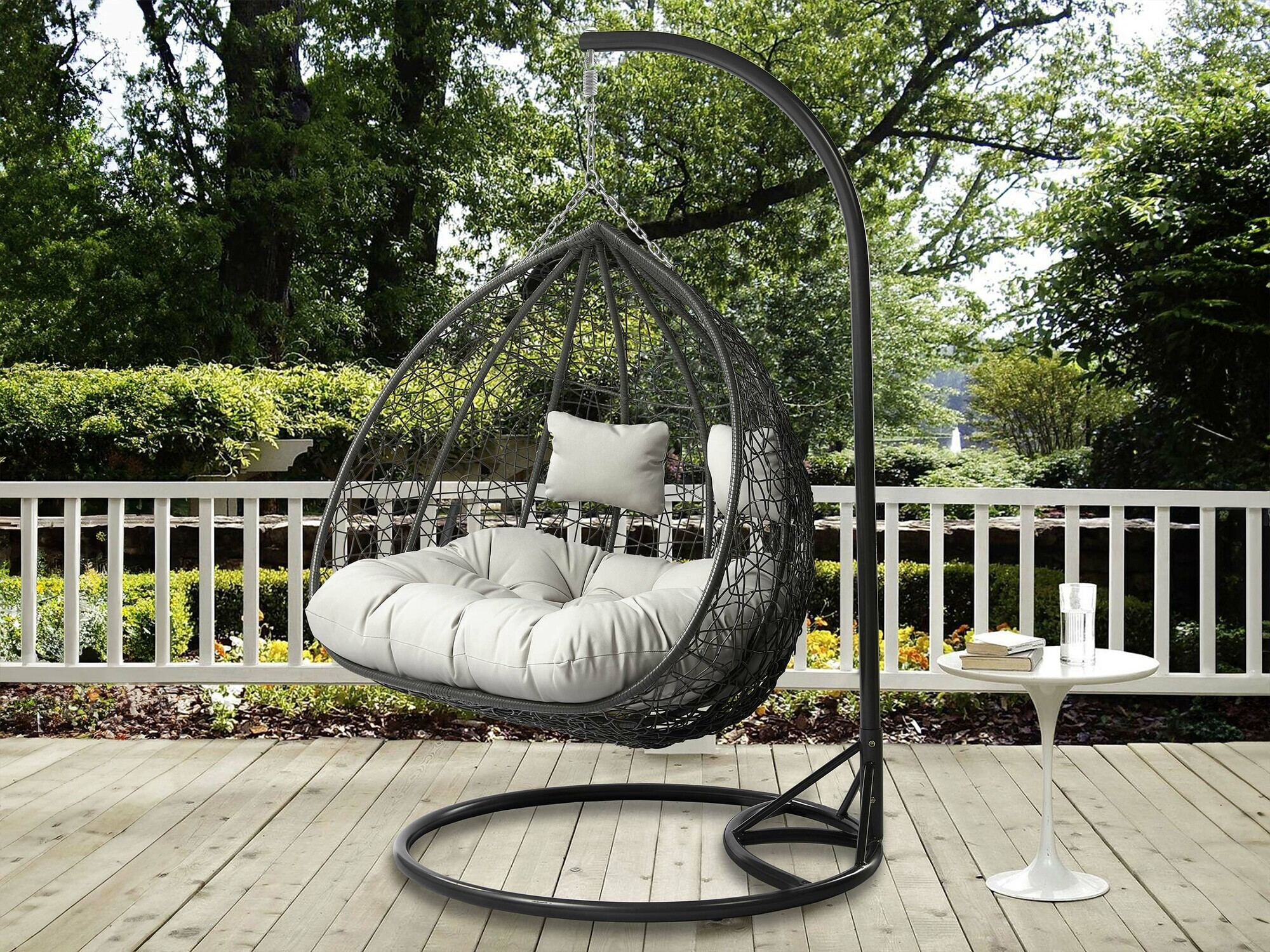 Supamas krėslas Comfivo Audos (Pilka + Šviesi pilka)