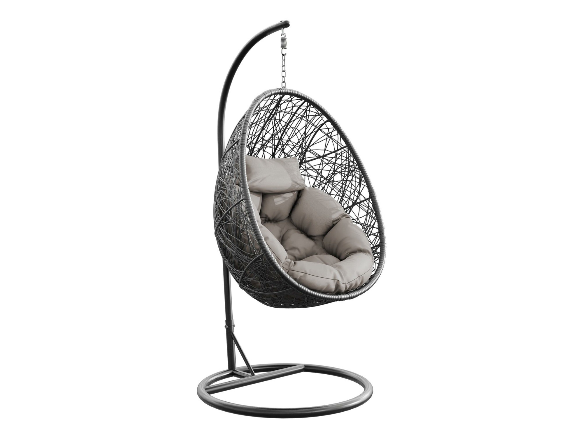 Supamas krėslas Miami 307 (Tamsi pilka + Pilka)