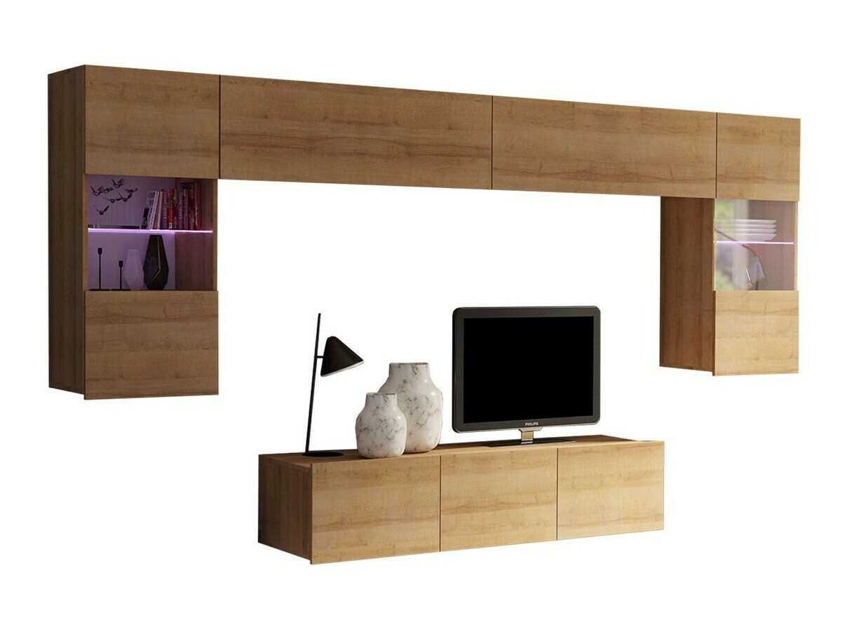 Svetainės komplektas Tivdalu 106 (Auksinis ąžuolas)