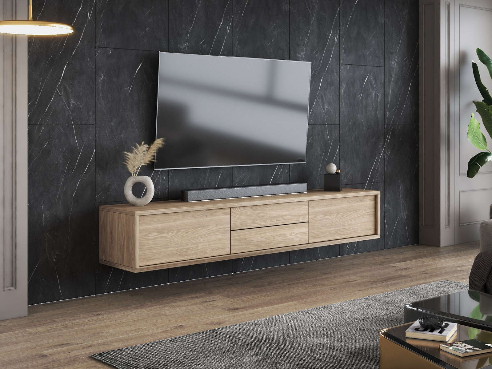 TV staliukas Austin 325 (Ąžuolas)