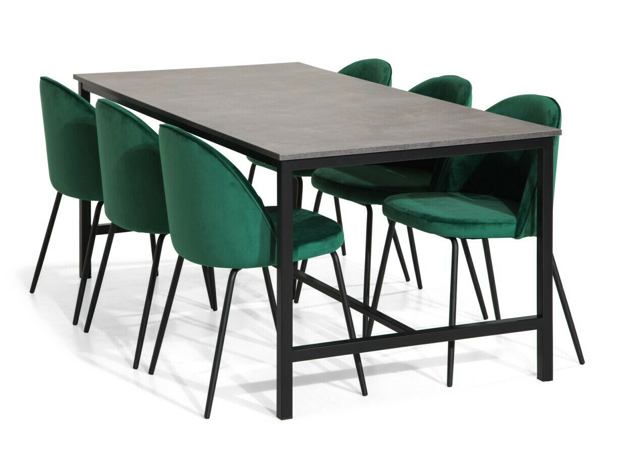 Kėdė Charleston 121 (Žalia + Juoda)