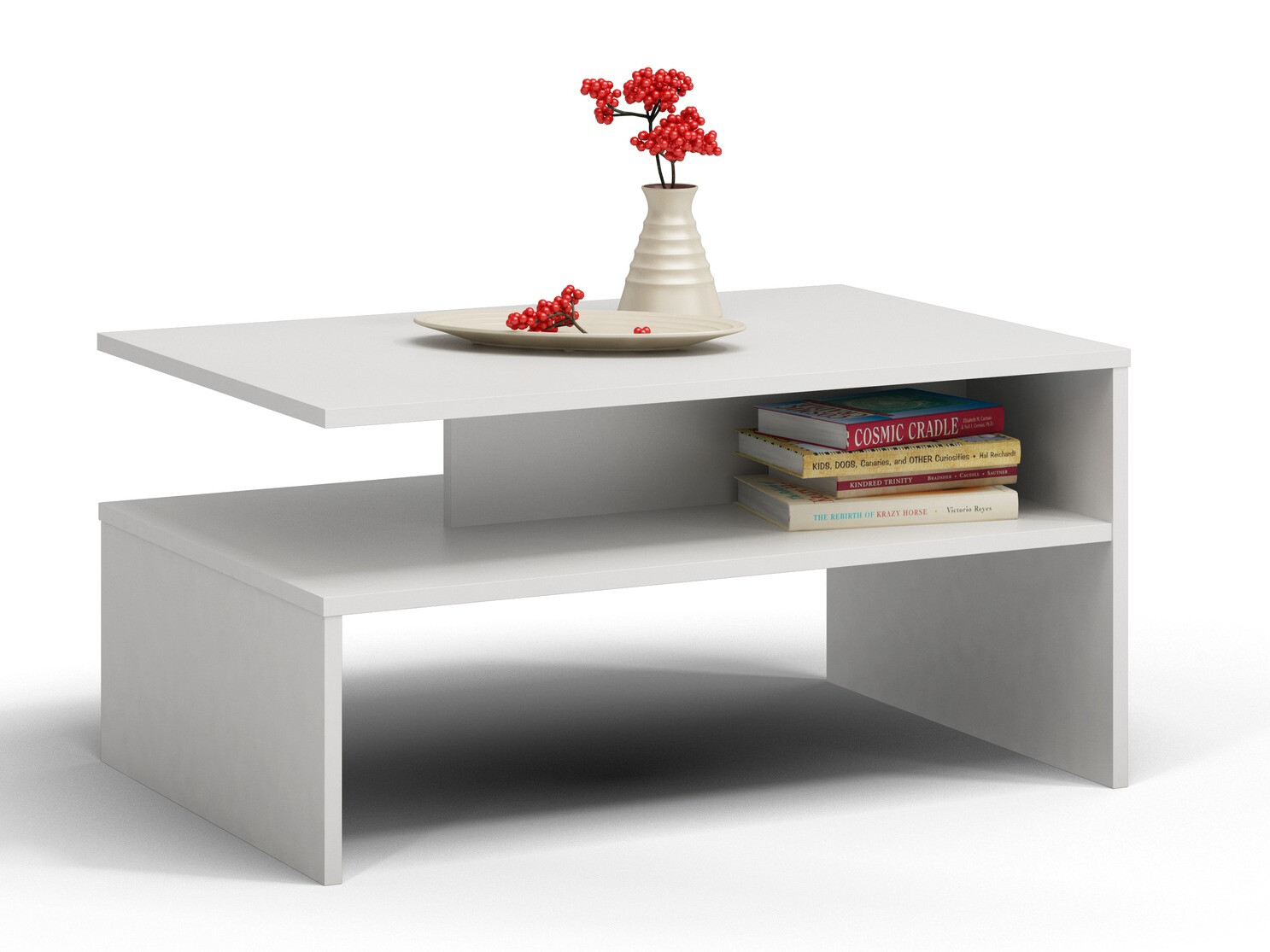 Žurnalinis staliukas Mandeville 199 (Balta)