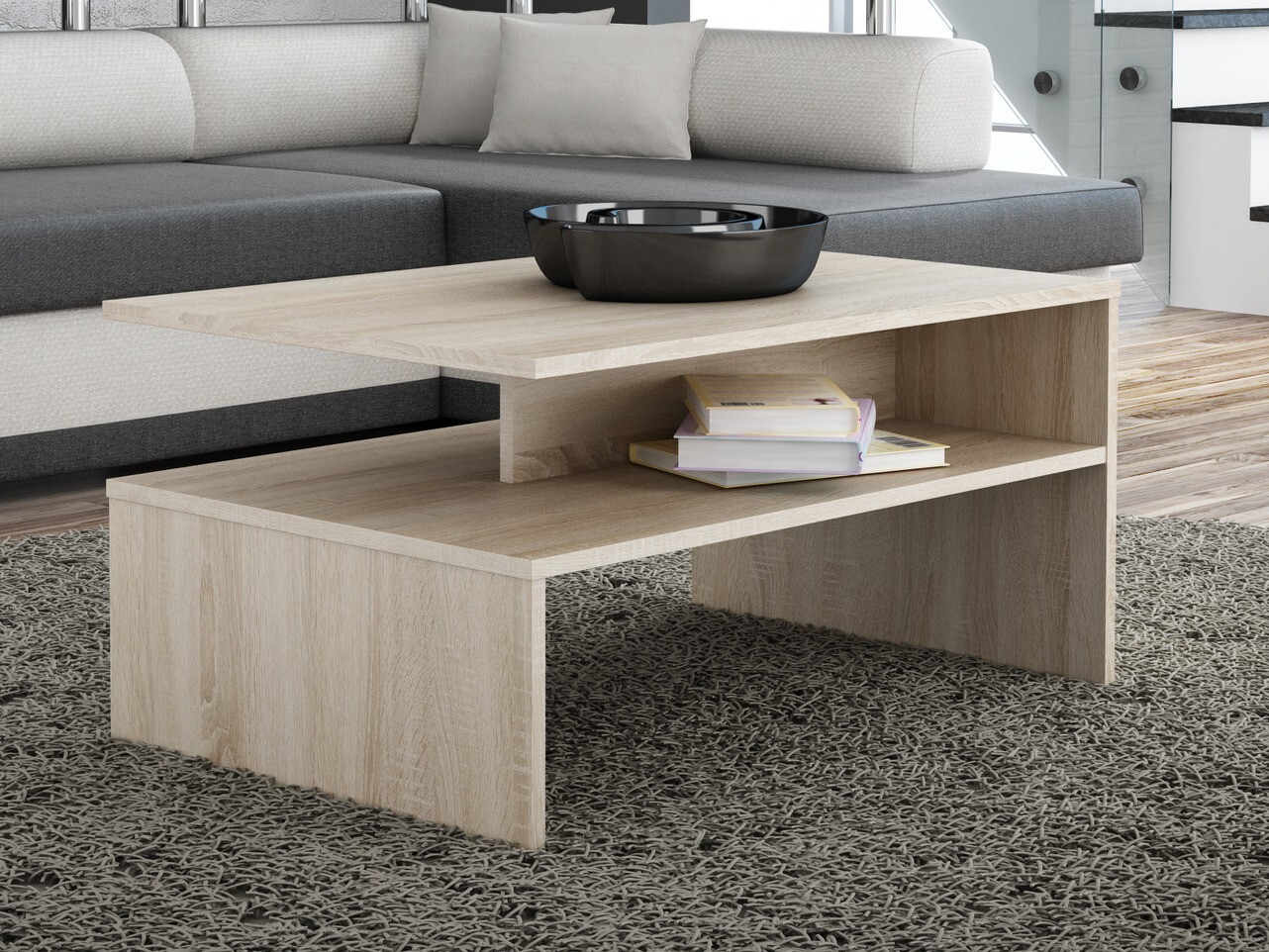 Žurnalinis staliukas Mandeville 199 (Sonomos ąžuolas)