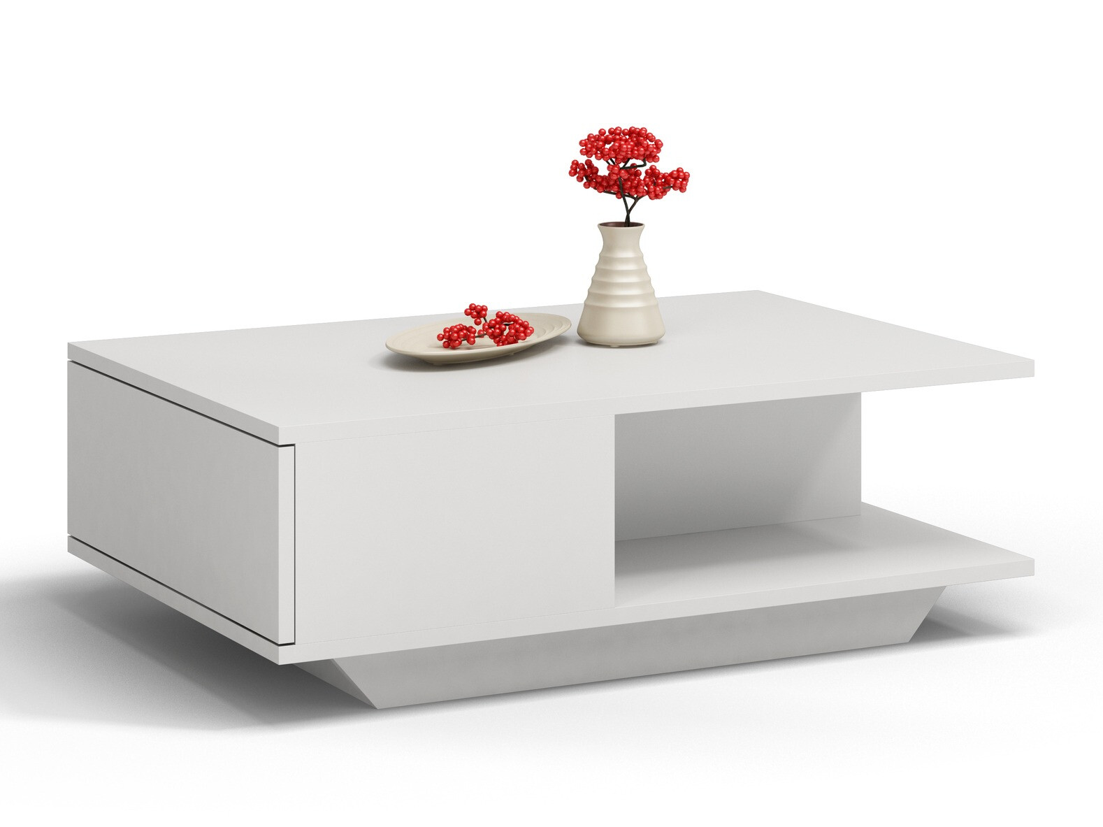 Žurnalinis staliukas Mandeville 205 (Balta)