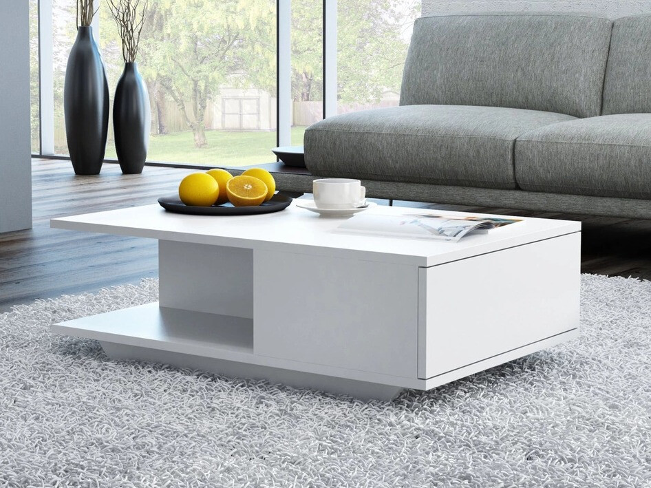 Žurnalinis staliukas Mandeville 205 (Balta)