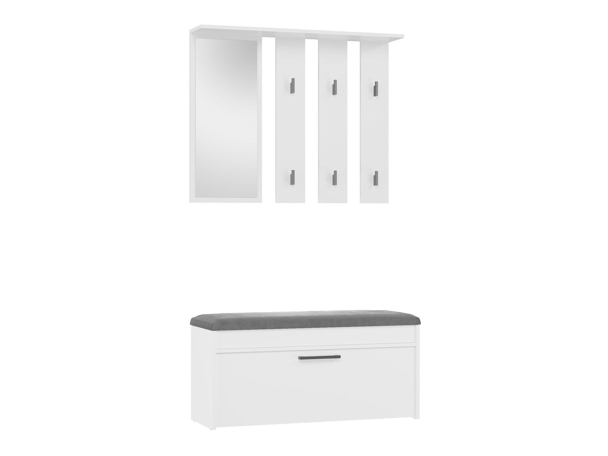 Prieškambario komplektas Mandeville 218 (Balta)