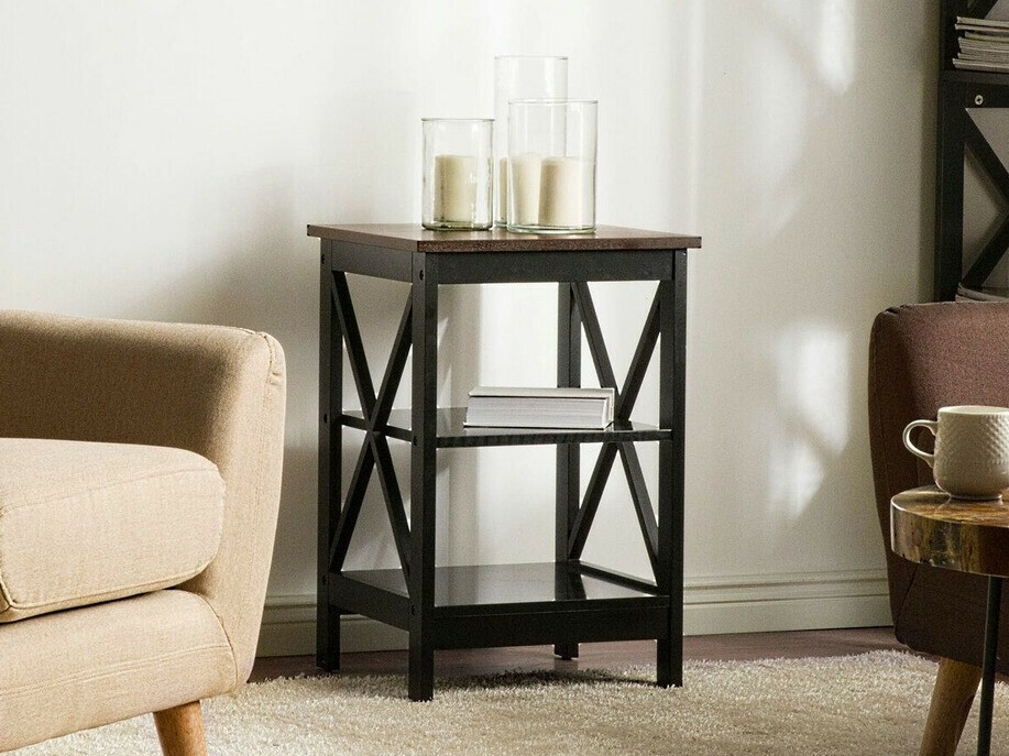 Šoninis staliukas Cateti 103 (Juoda)