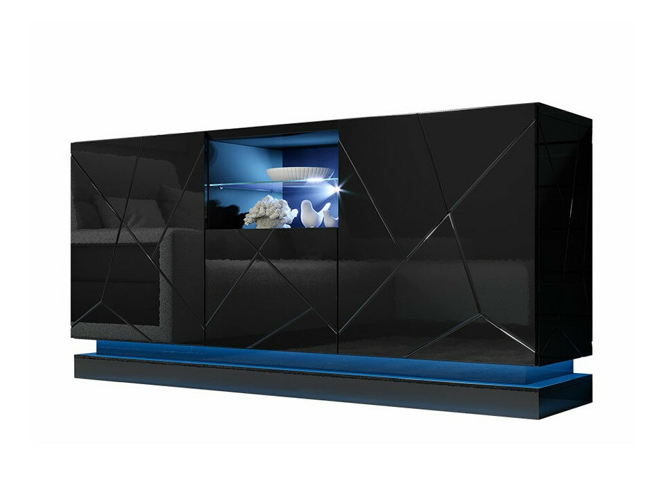 Spintelė Charlotte 186 (Juoda + Blizgi juoda)