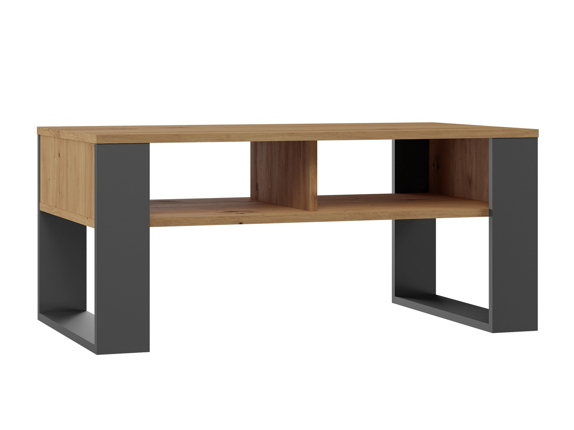 Žurnalinis staliukas Mandeville 209 (Artisan ąžuolas + Antracitas)