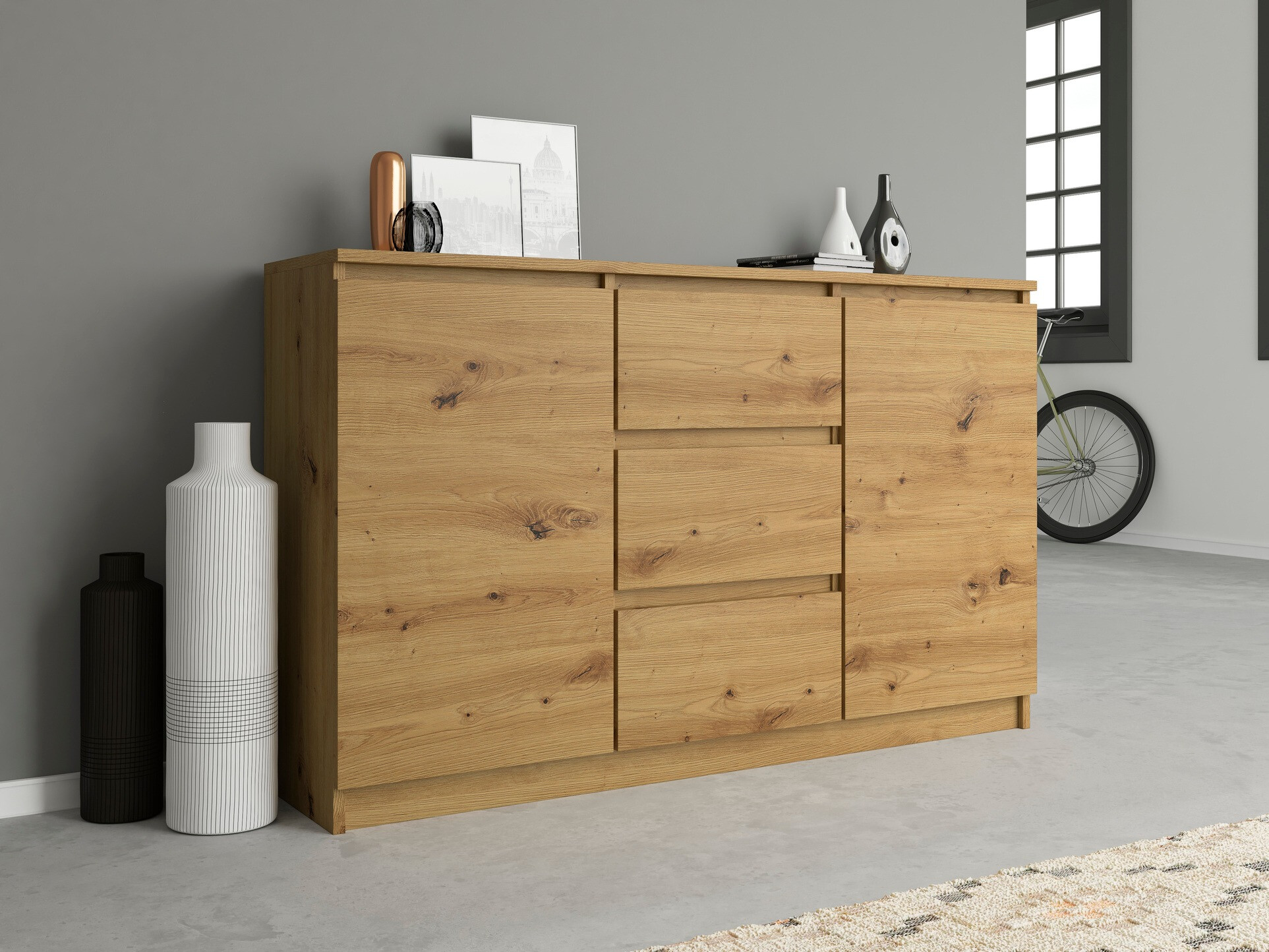 Komoda Elbvelu 112 (Artisan ąžuolas)