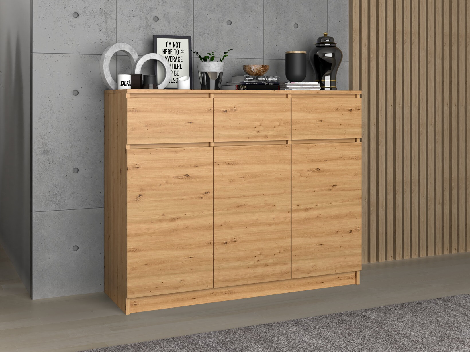 Komoda Elbvelu 115 (Artisan ąžuolas)