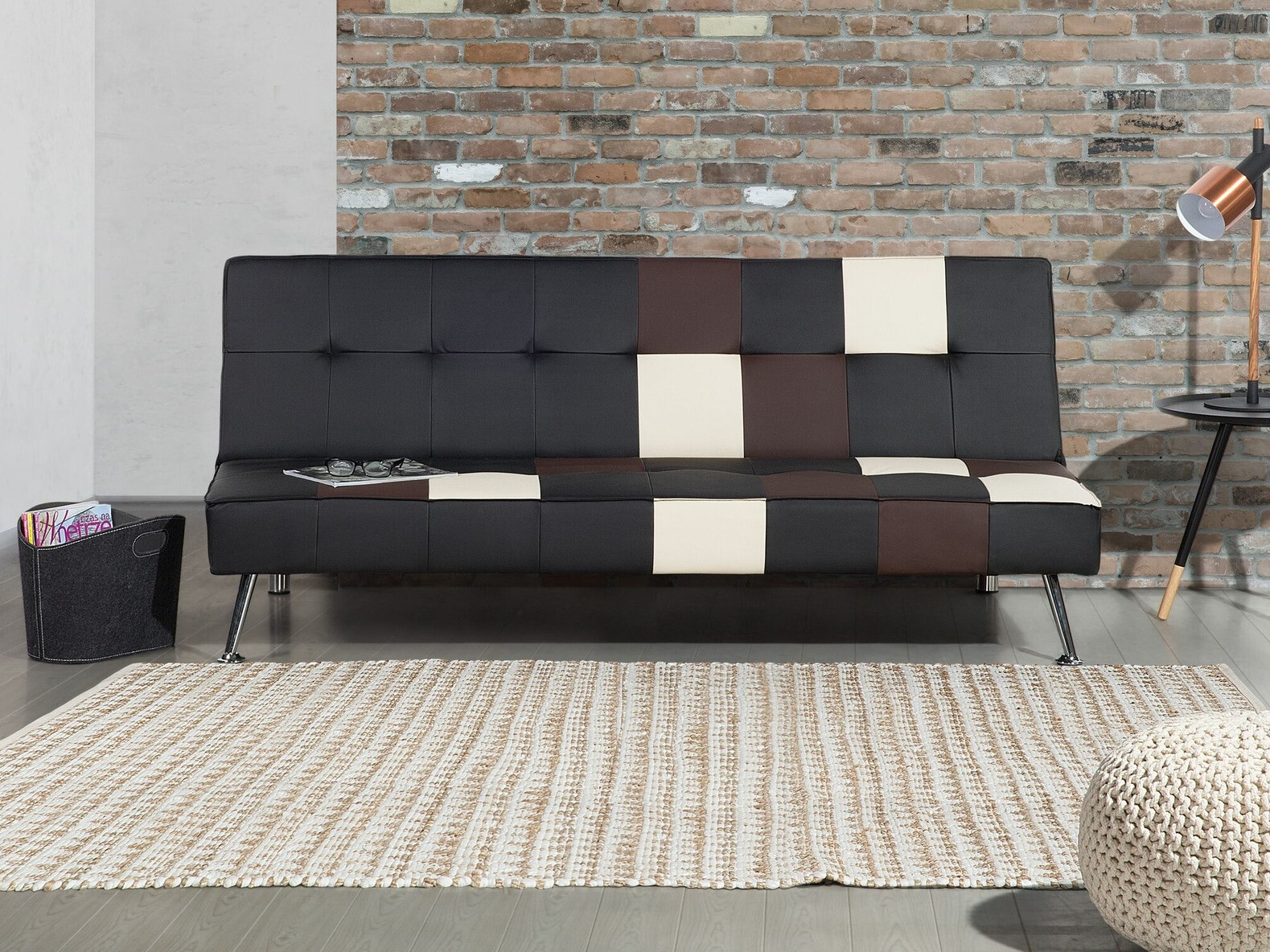Sofa lova Berwyn 211 (Juoda)