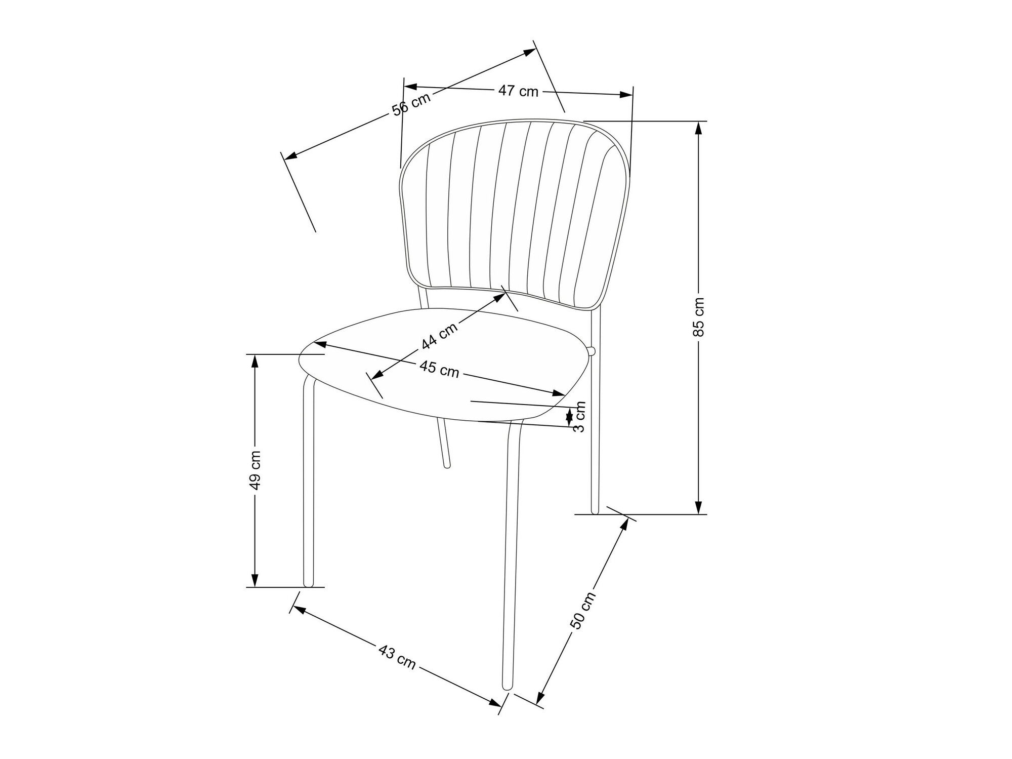Kėdė Houston 1640 (Rožinė)