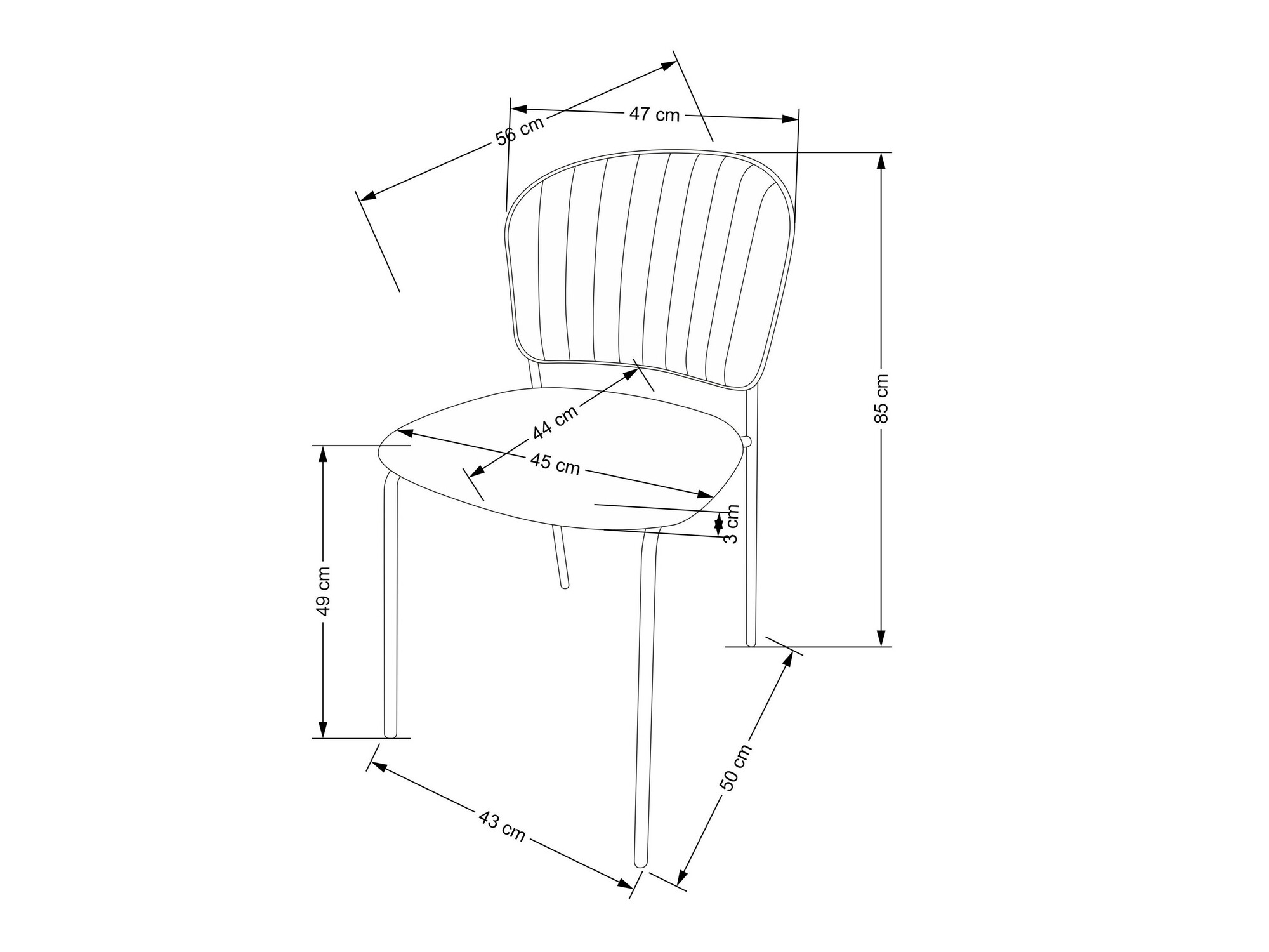 Kėdė Houston 1640 (Smėlinė)