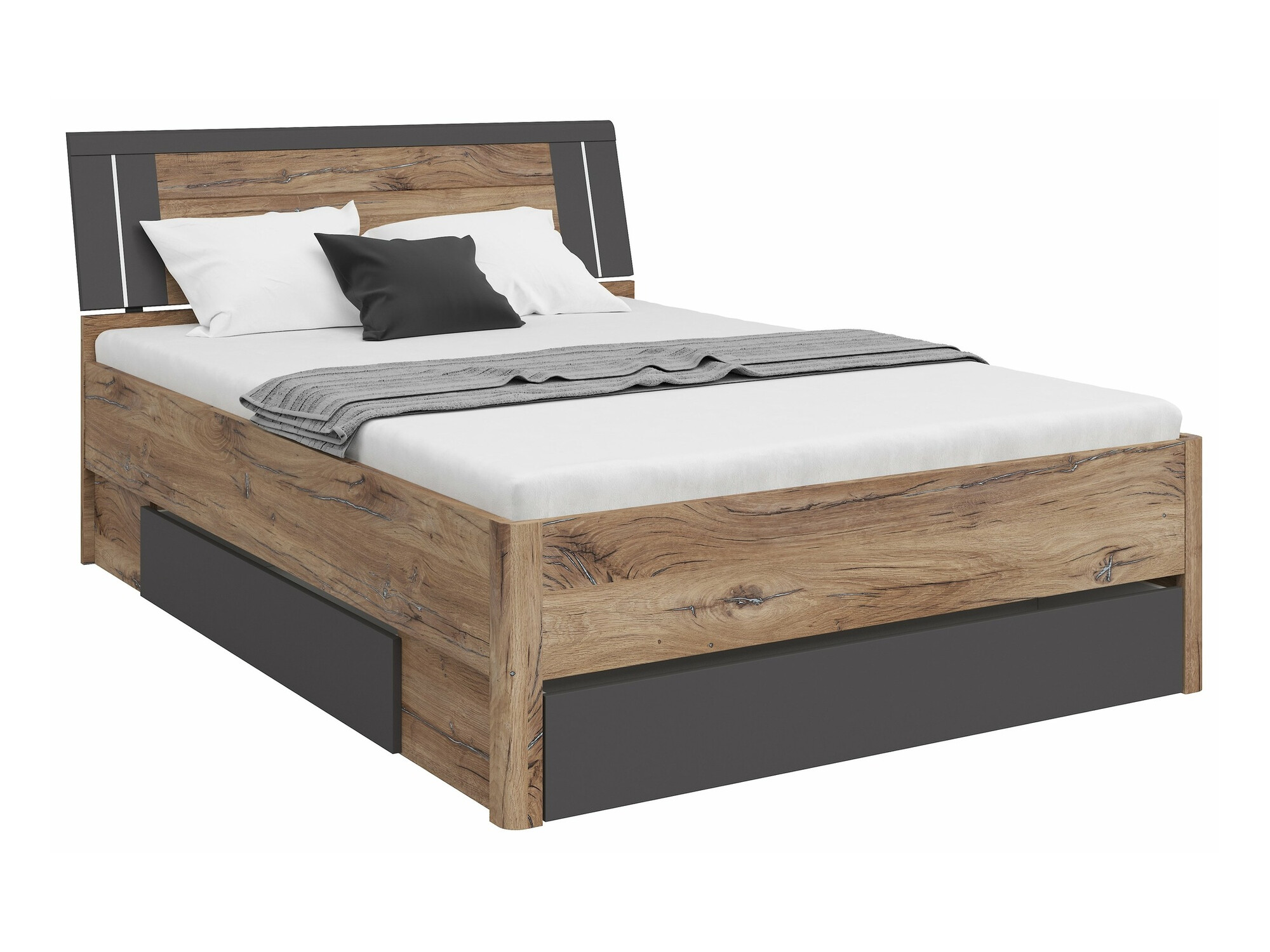 Lova Nolalo 103 (Tamsus ąžuolas + Grafitas)