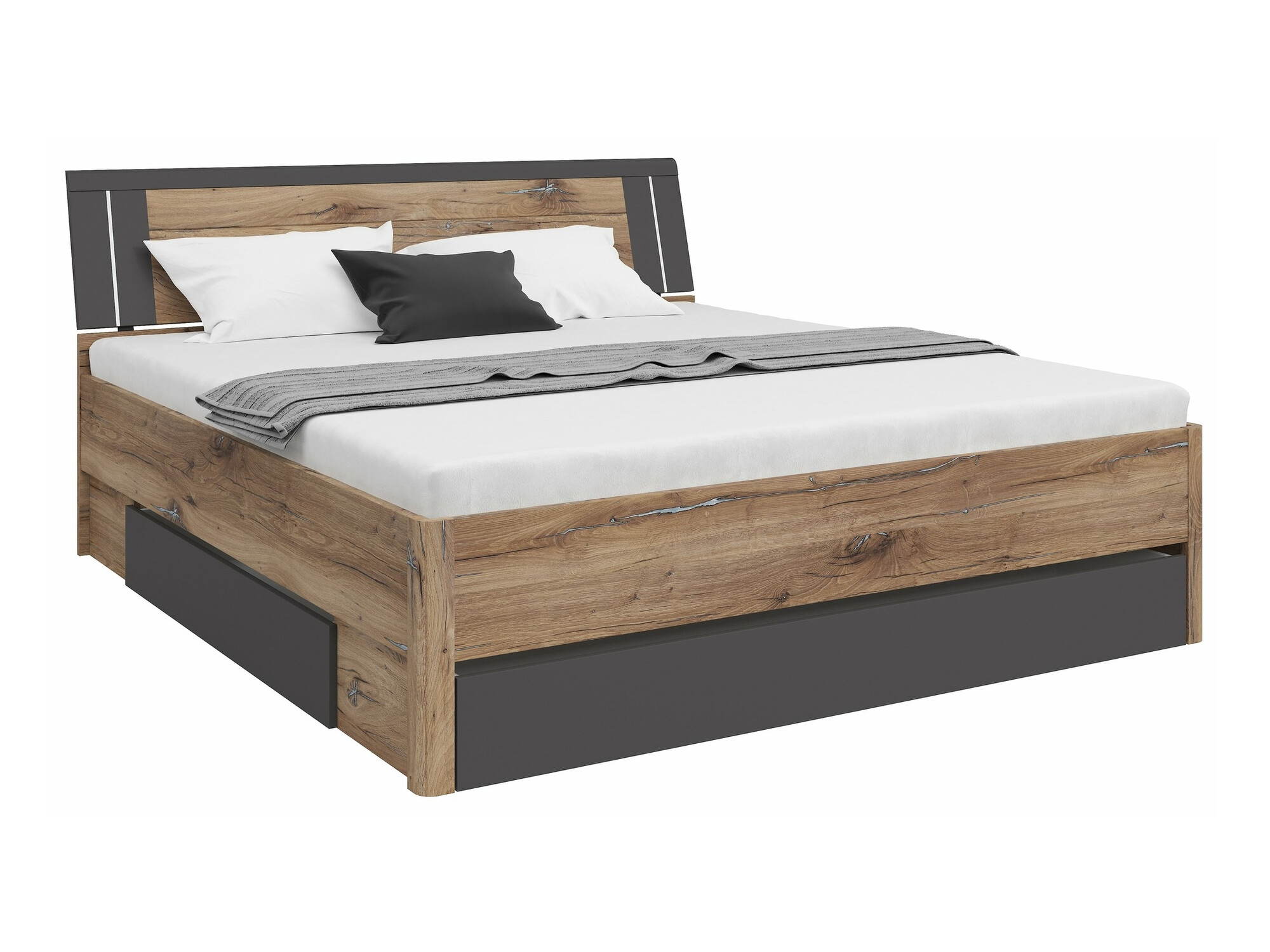 Lova Nolalo 103 (Tamsus ąžuolas + Grafitas)