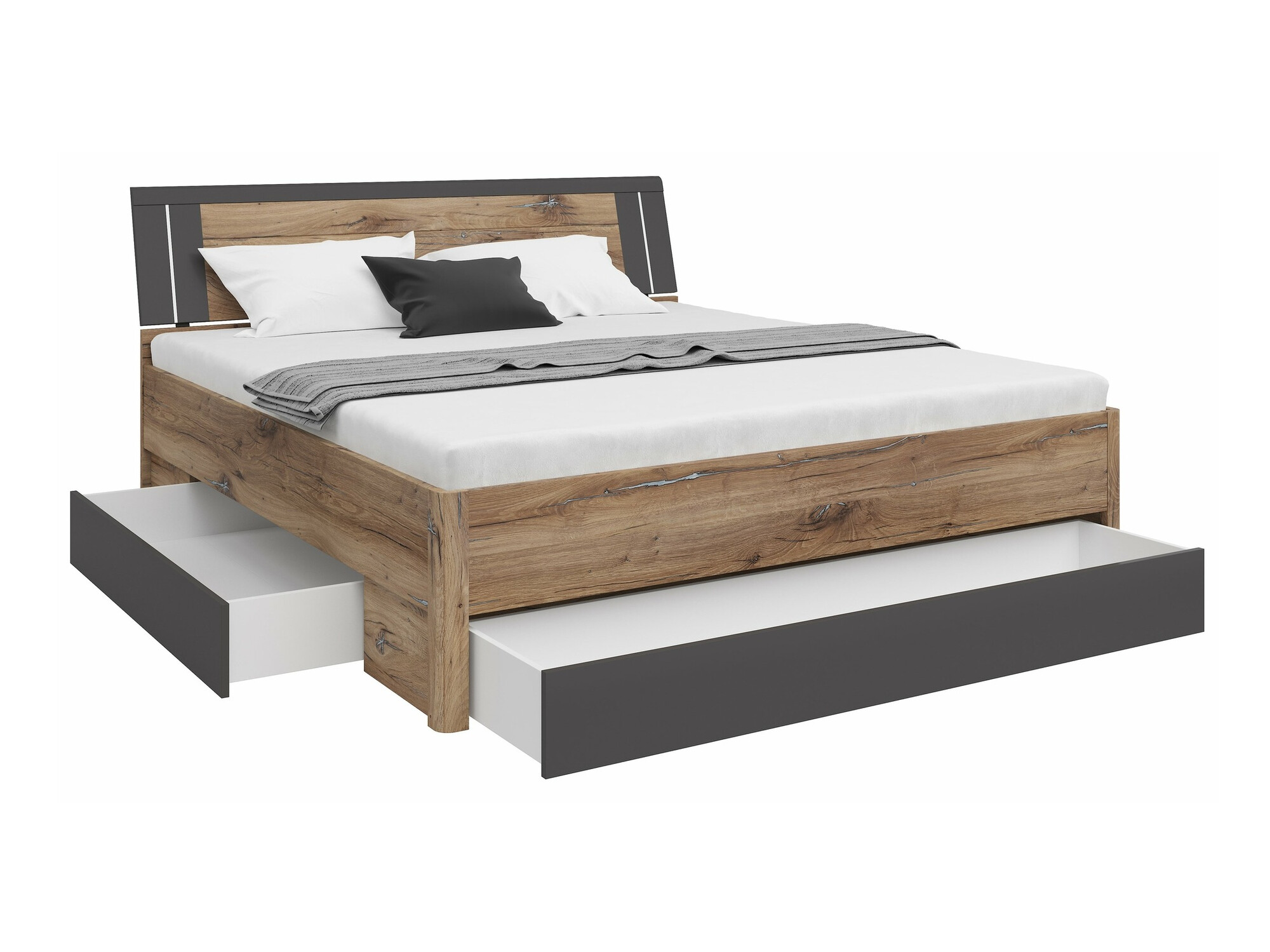 Lova Nolalo 103 (Tamsus ąžuolas + Grafitas)