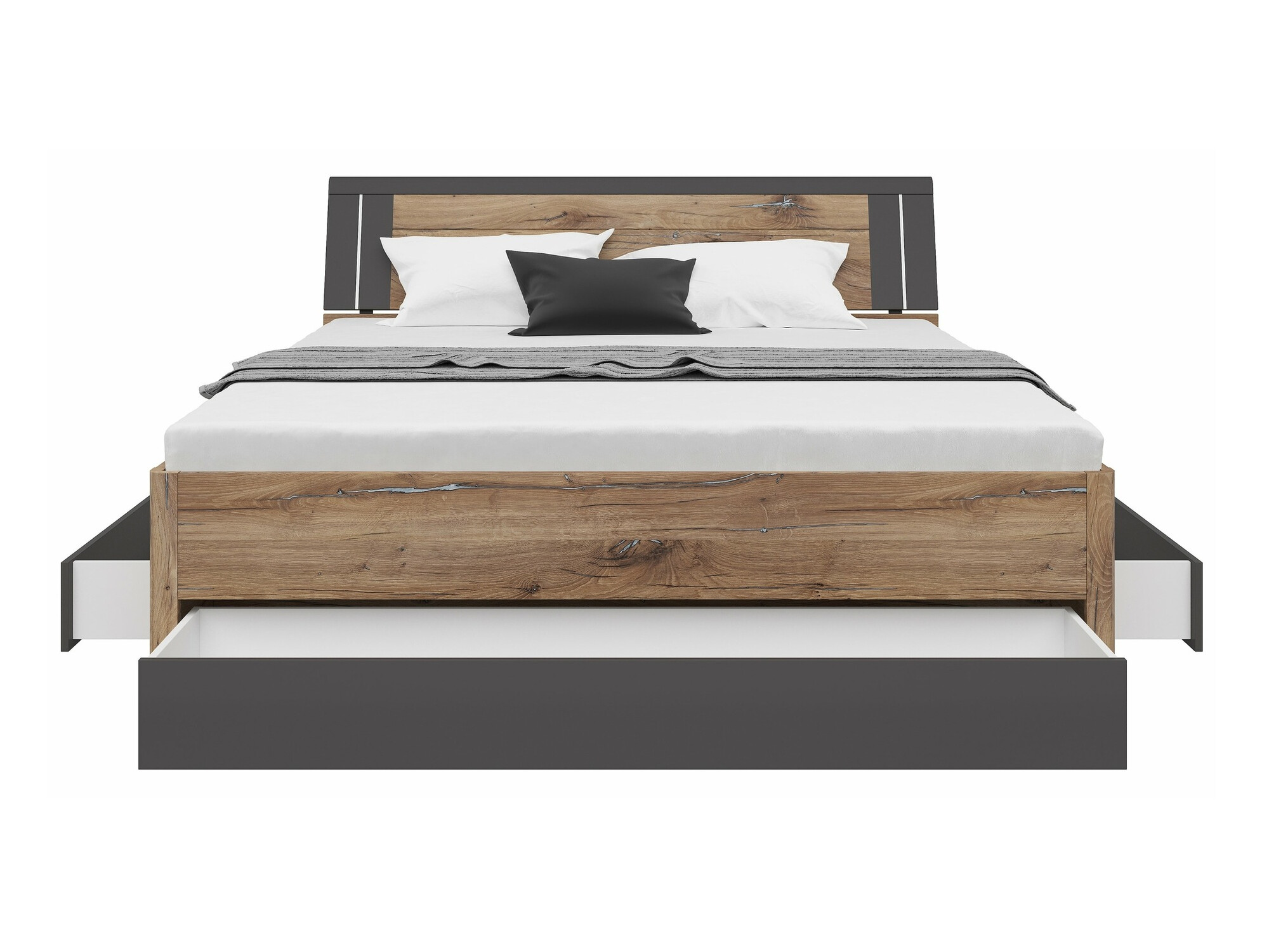 Lova Nolalo 103 (Tamsus ąžuolas + Grafitas)