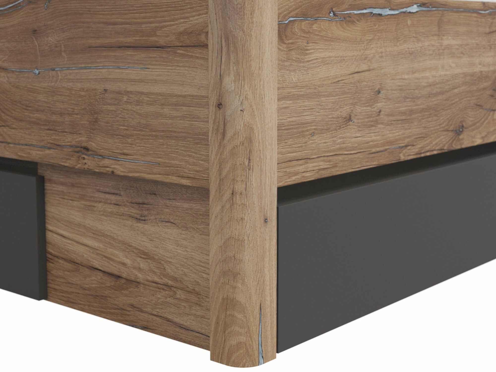 Lova Nolalo 103 (Tamsus ąžuolas + Grafitas)