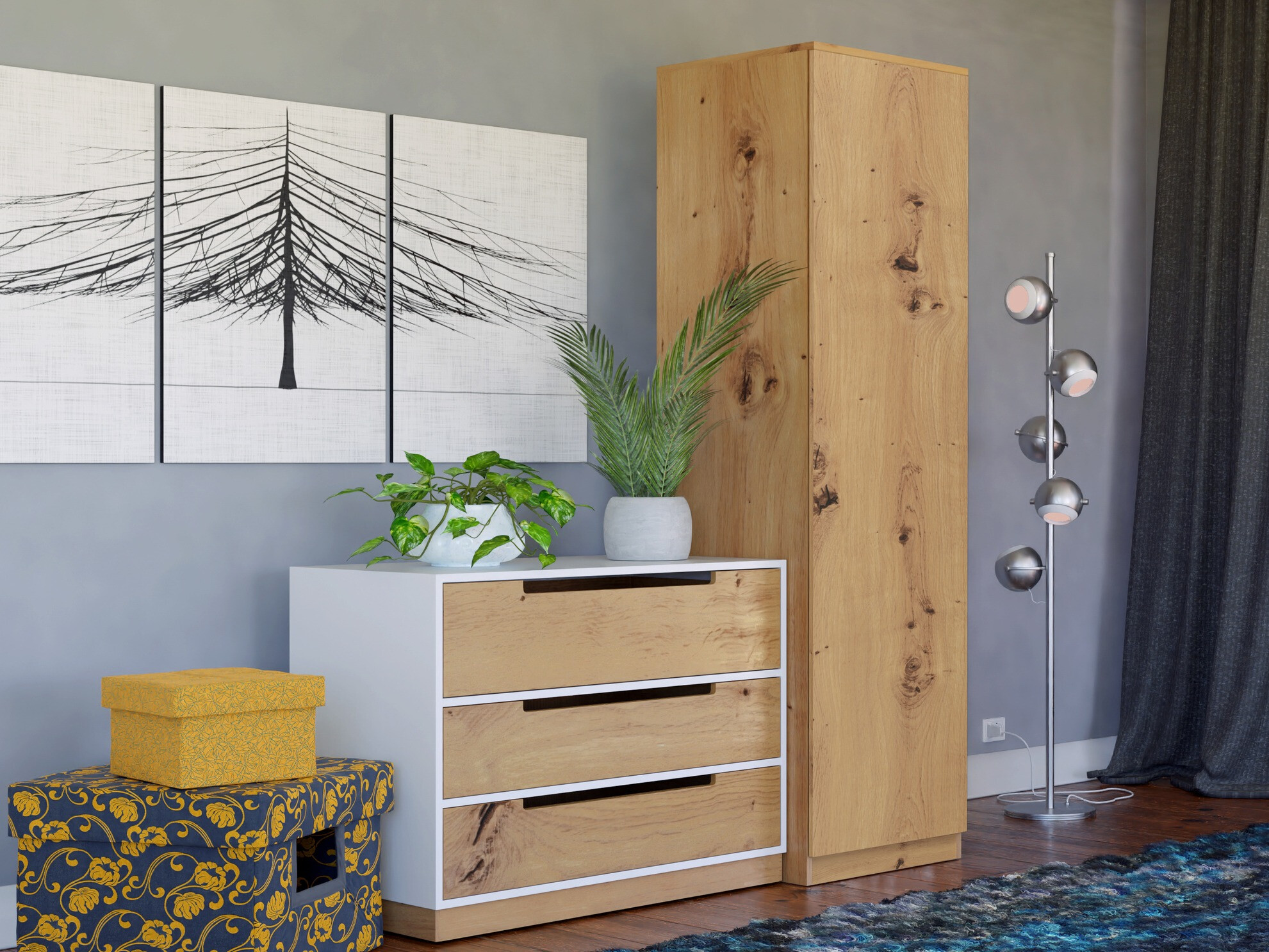 Spinta Elbvelu 118 (Artisan ąžuolas)