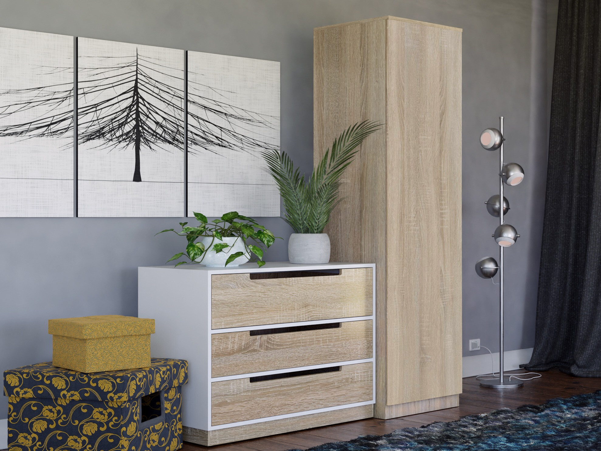 Spinta Elbvelu 118 (Sonomos ąžuolas)