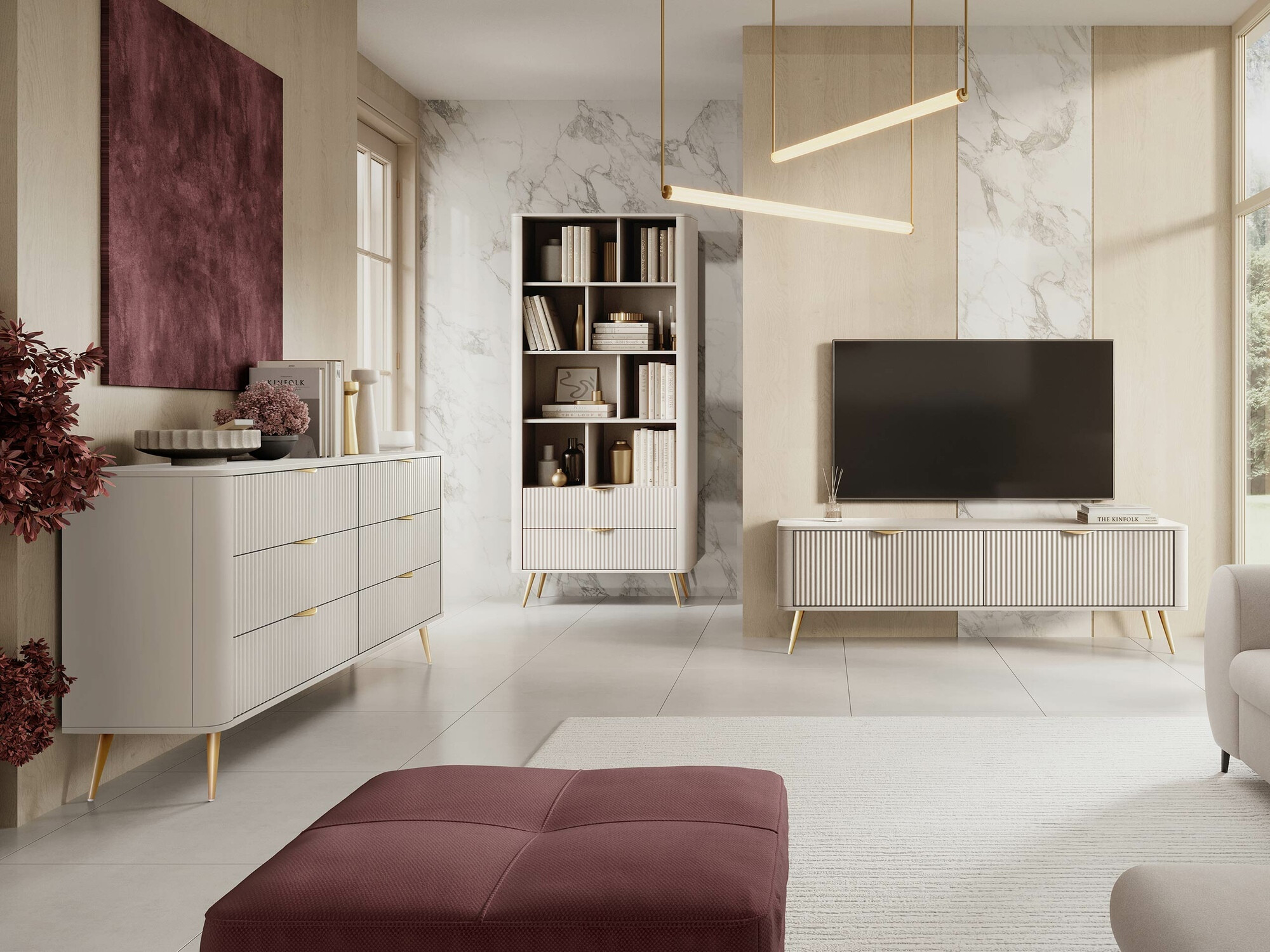 Komoda Versoe 102 (Smėlinė)