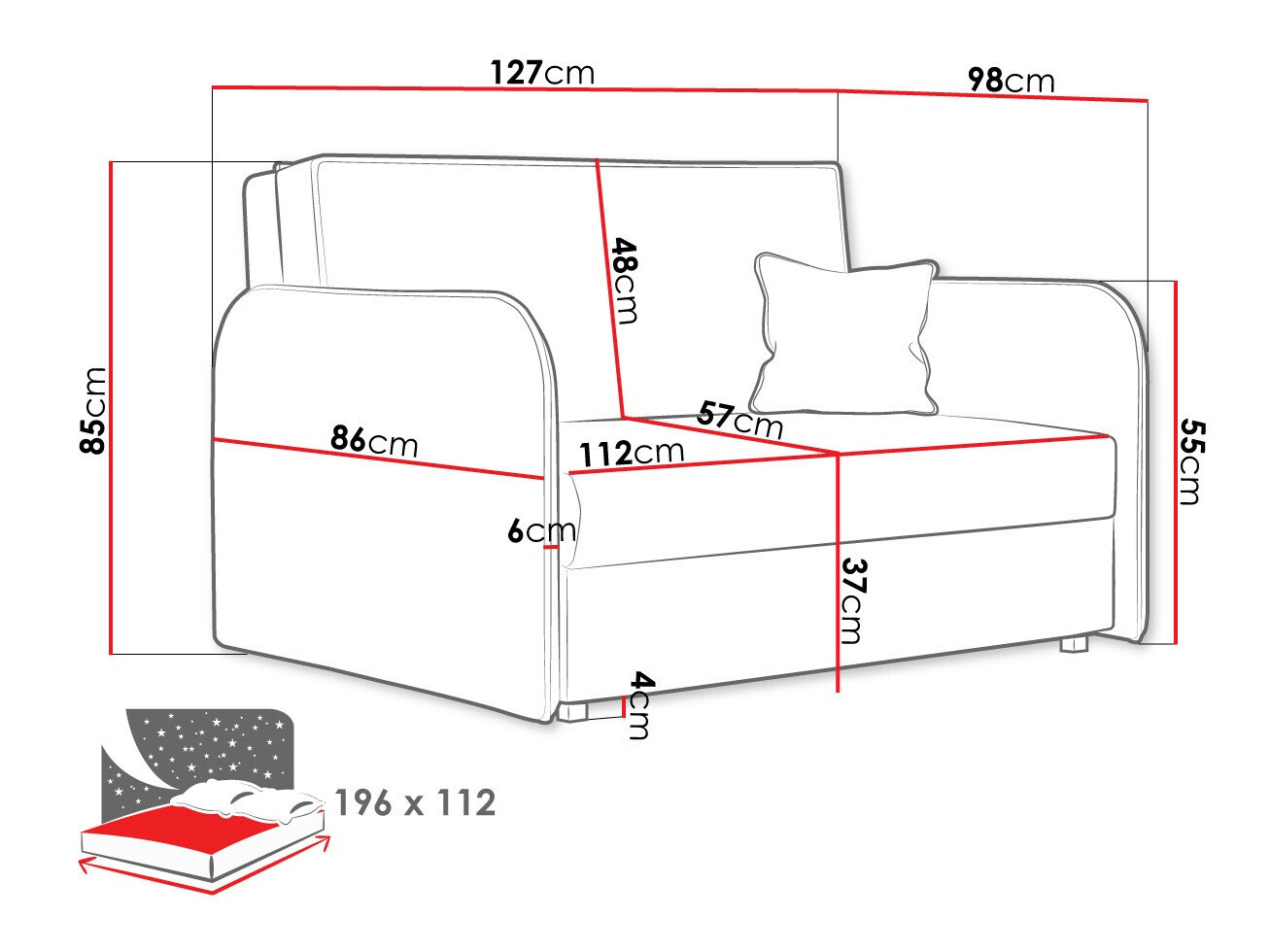 Sofa lova Lirael II (Again 06)