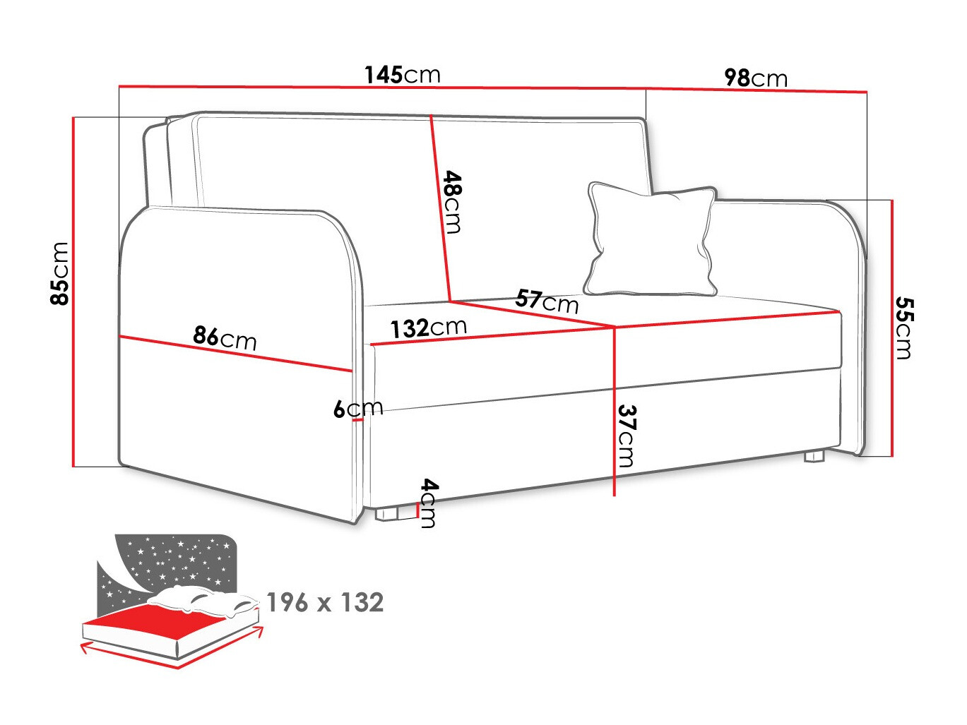 Sofa lova Lirael III (Again 06)