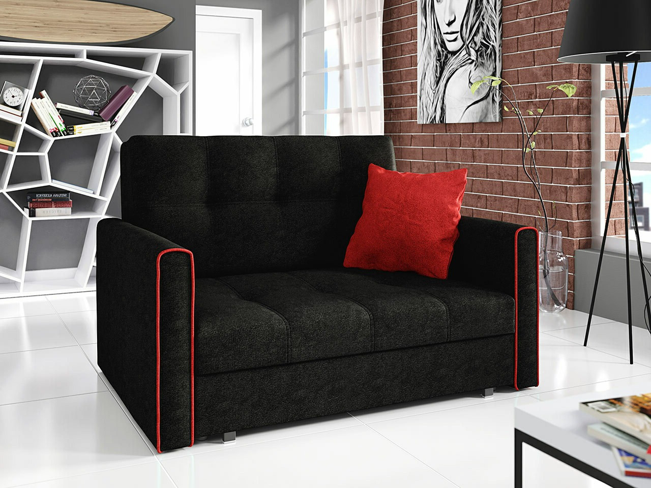 Sofa lova Columbus 105 (Alova 04 + Alova 46)