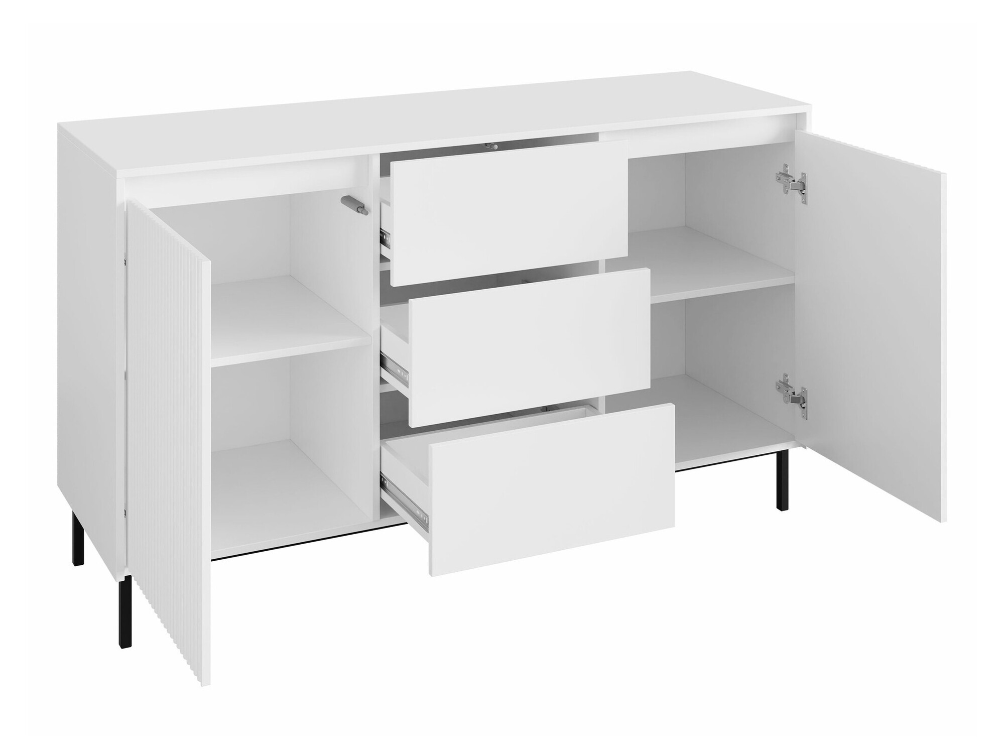 Komoda Comfivo Delruva 101 (Juoda)