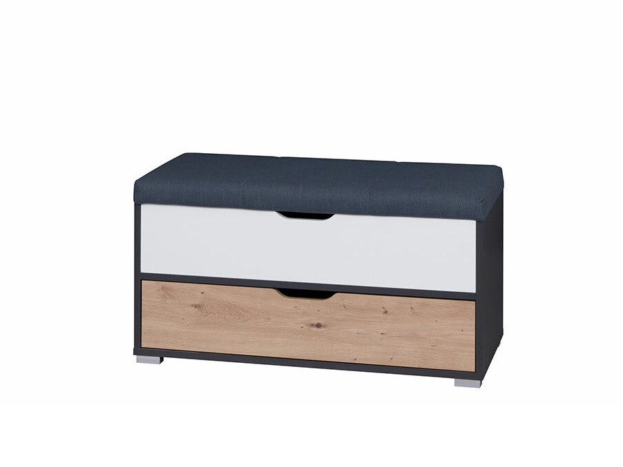 Minkštasuolis Providence H105 (Grafitas + Artisan ąžuolas + Balta + Avelline 101)