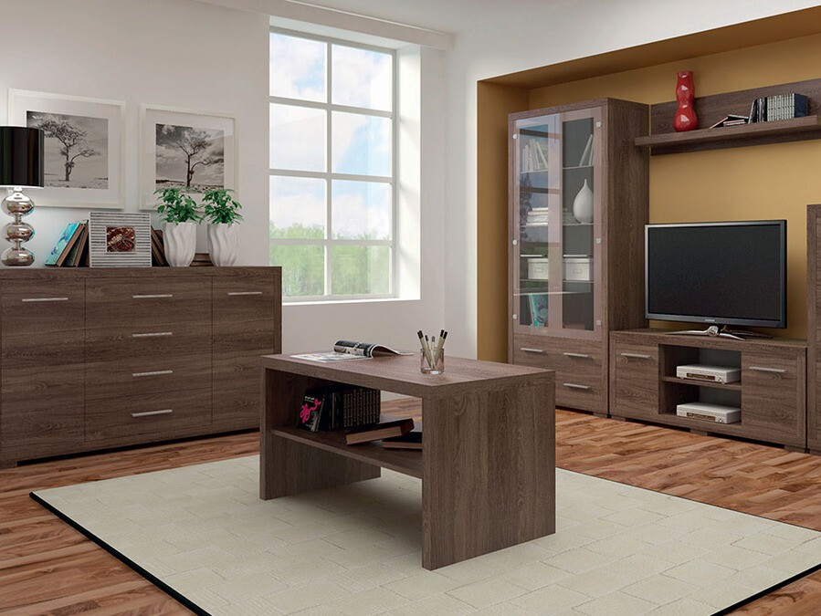 Žurnalinis staliukas Fiomeri 113 (Tamsus Santanos ąžuolas)