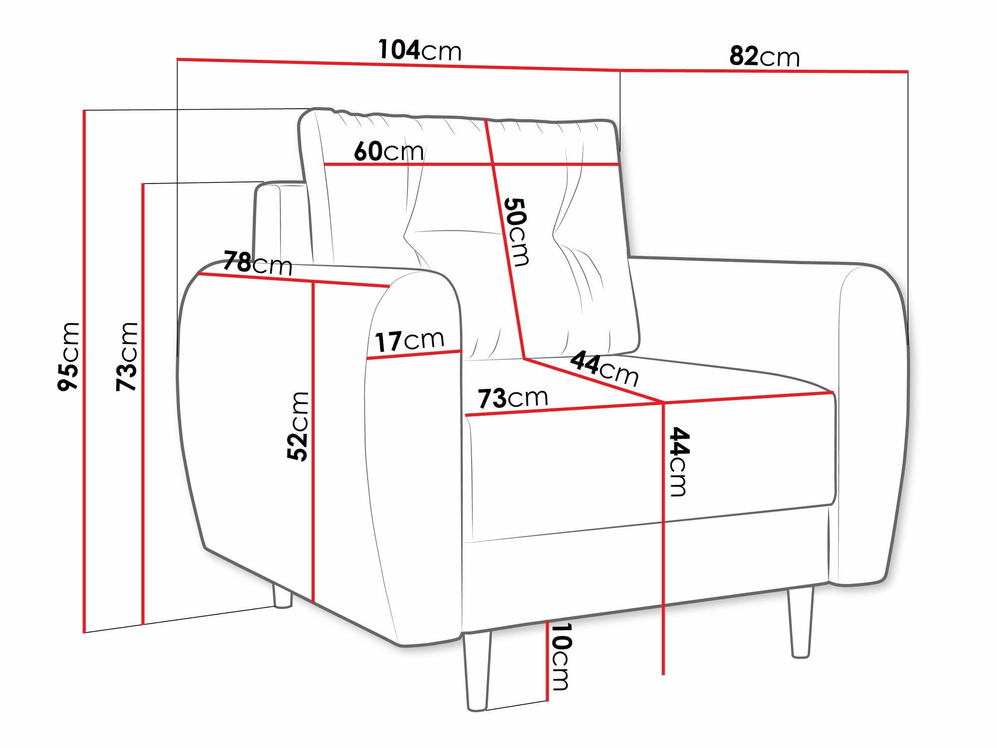 Fotelis Memphis 144 (Itaka 10)