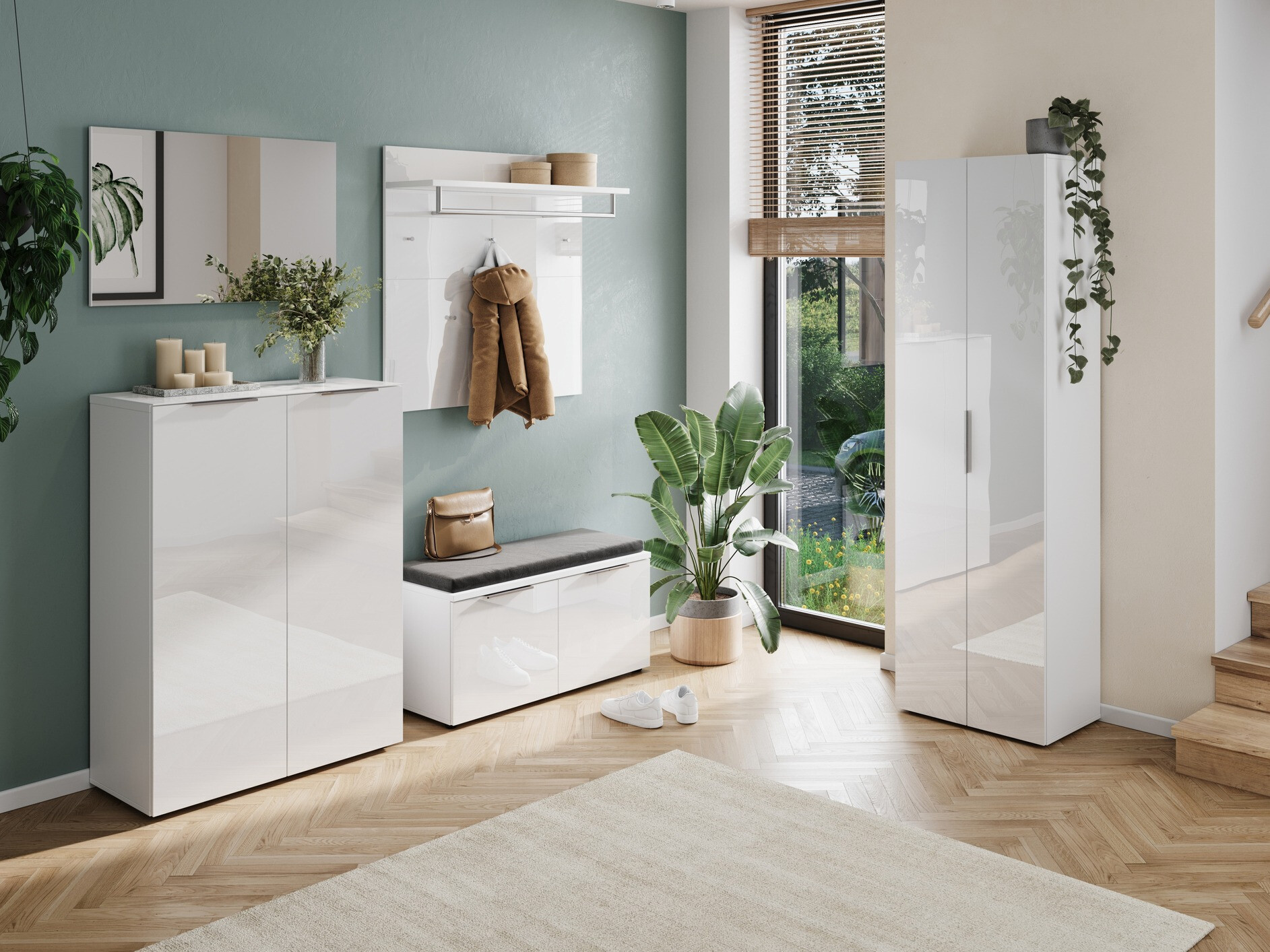 Batų dėžė Fivsori 106 (Balta)