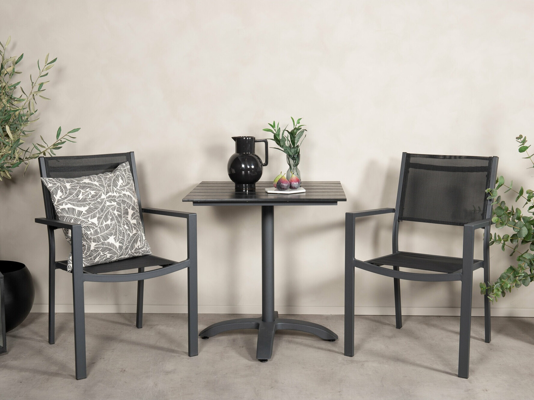 Balkono komplektas Dallas 4407 (Juoda)