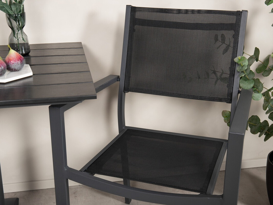 Balkono komplektas Dallas 4407 (Juoda)