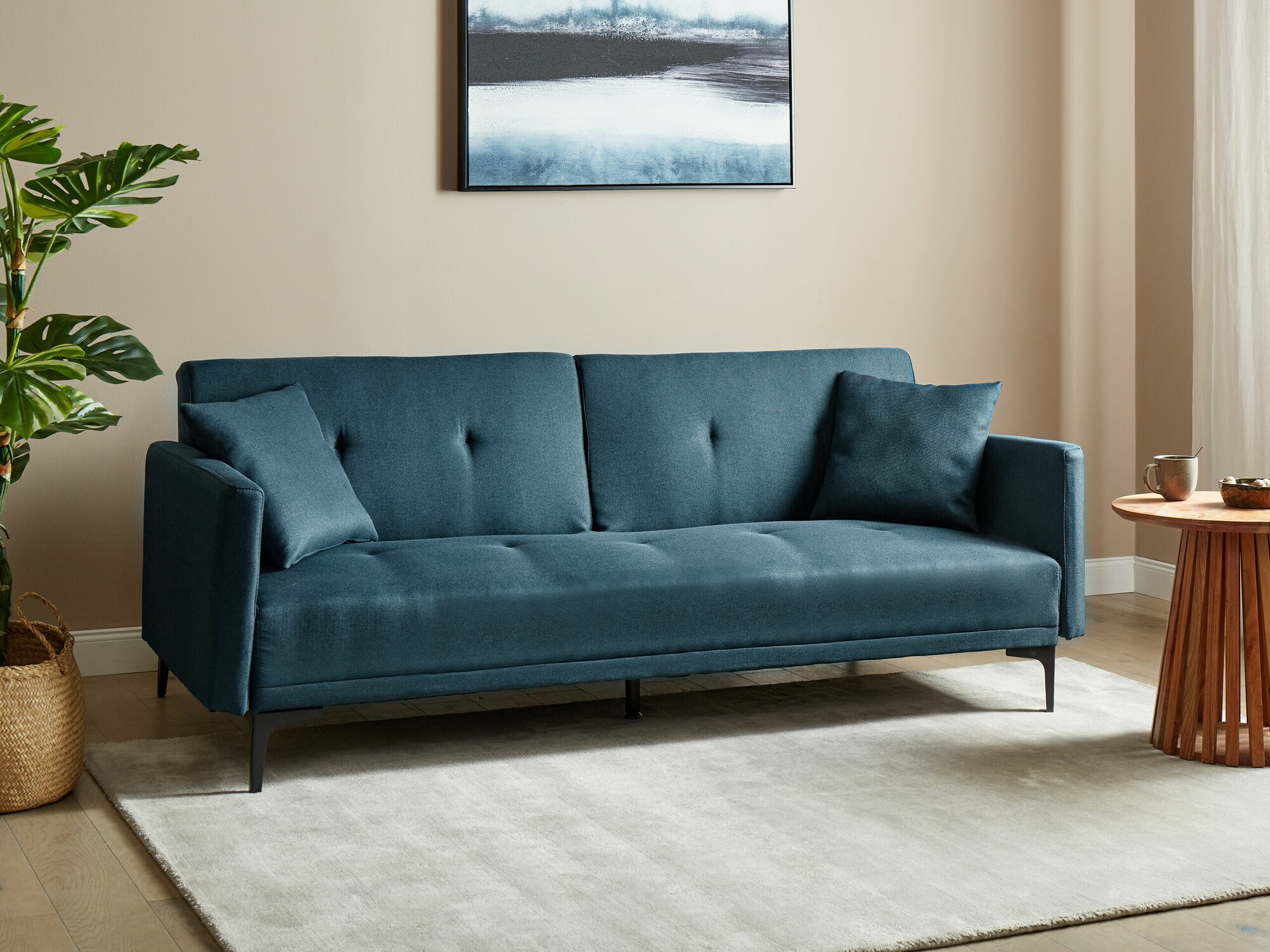 Sofa lova Berwyn 161 (Tamsi mėlyna)
