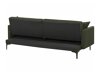 Sofa lova Berwyn 161 (Tamsi žalia)