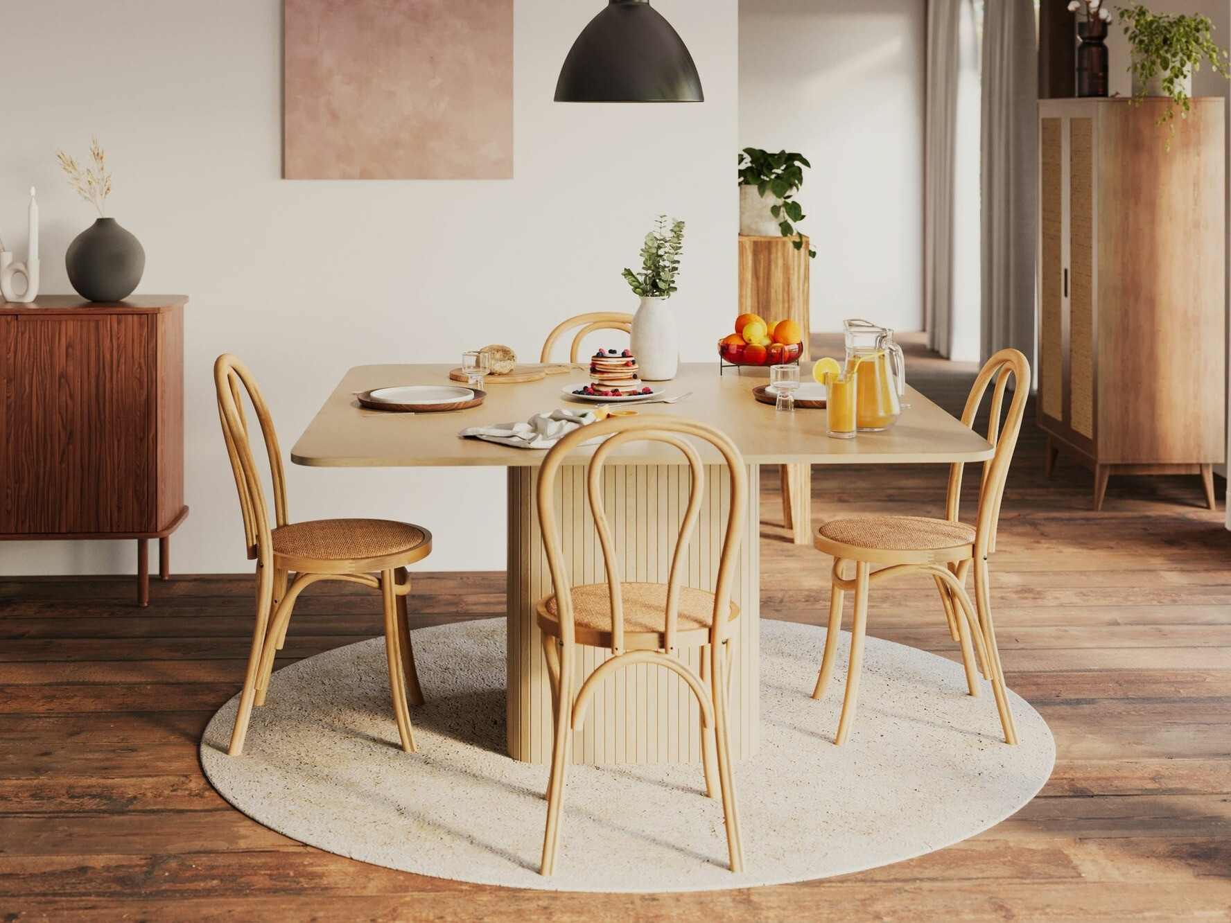 Stalas Evarleva 109 (Šviesi ruda)