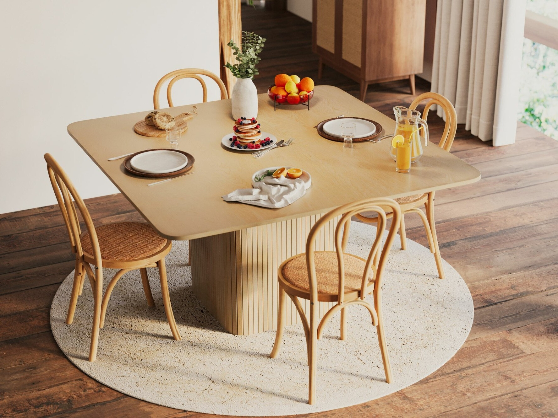 Stalas Evarleva 109 (Šviesi ruda)