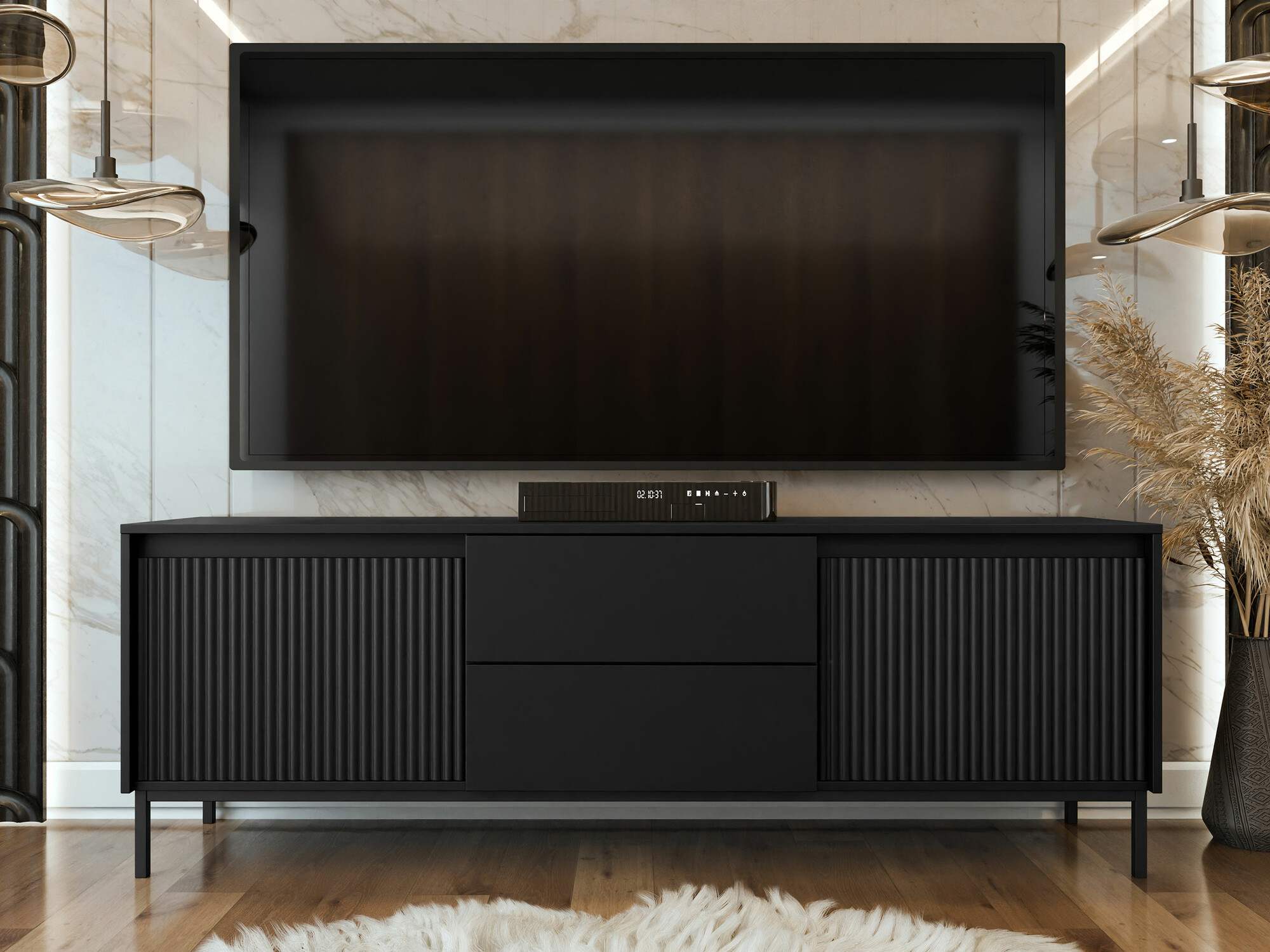 TV staliukas Comfivo Delruva 104 (Juoda)
