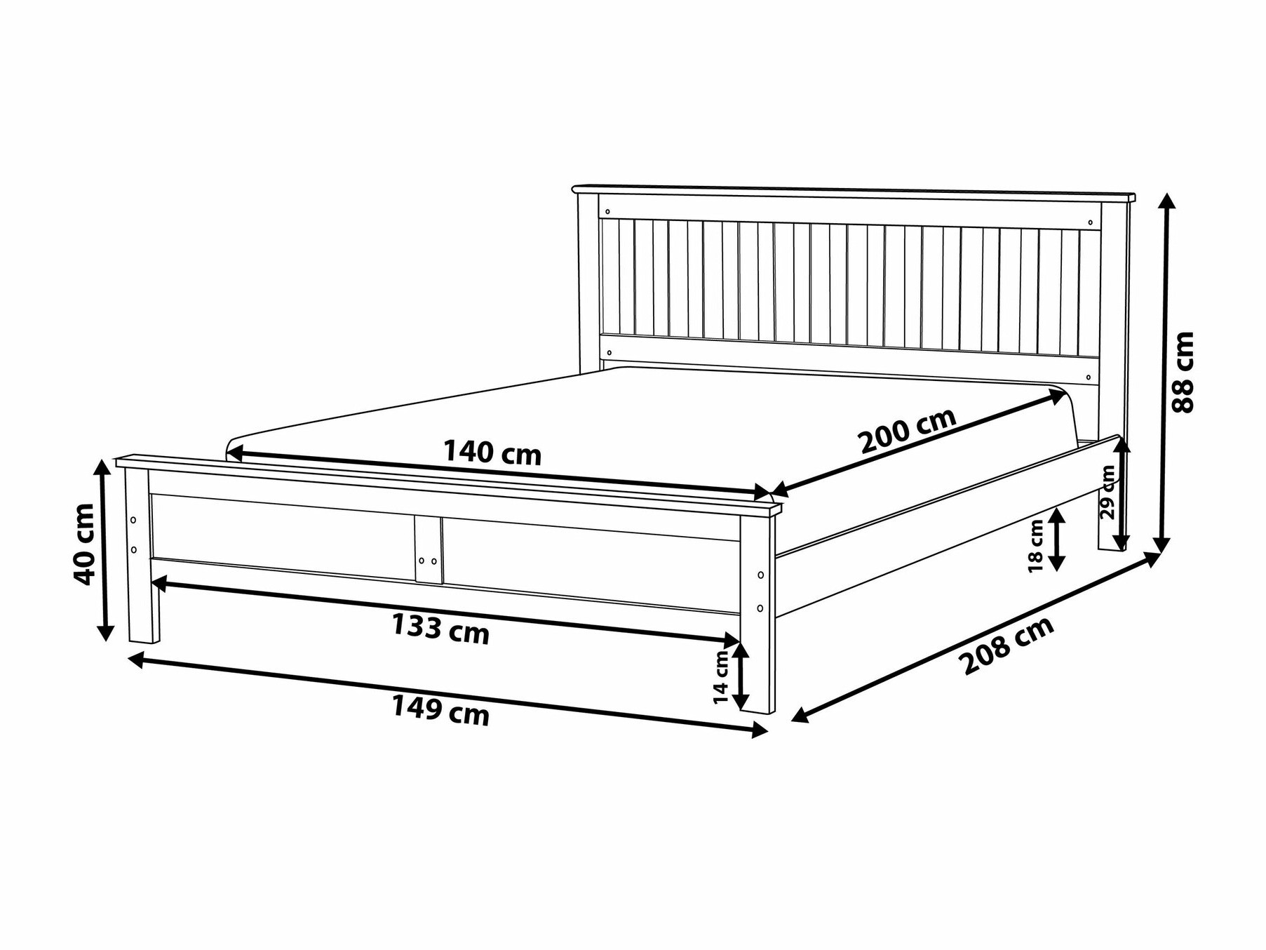 Lova Berwyn 600 (Šviesi ruda)