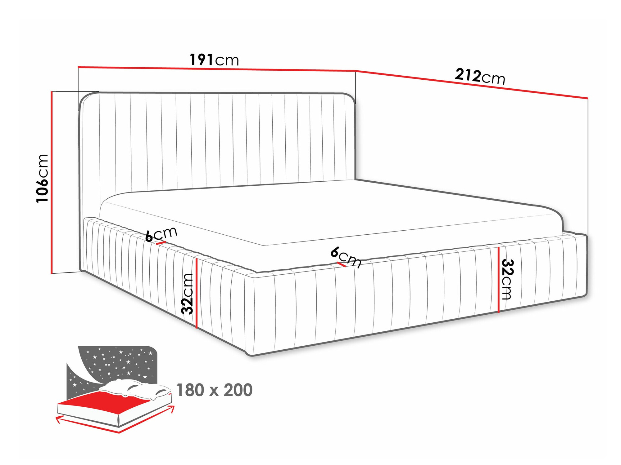 Lova TrendyNest Caprion (Velluto 15)
