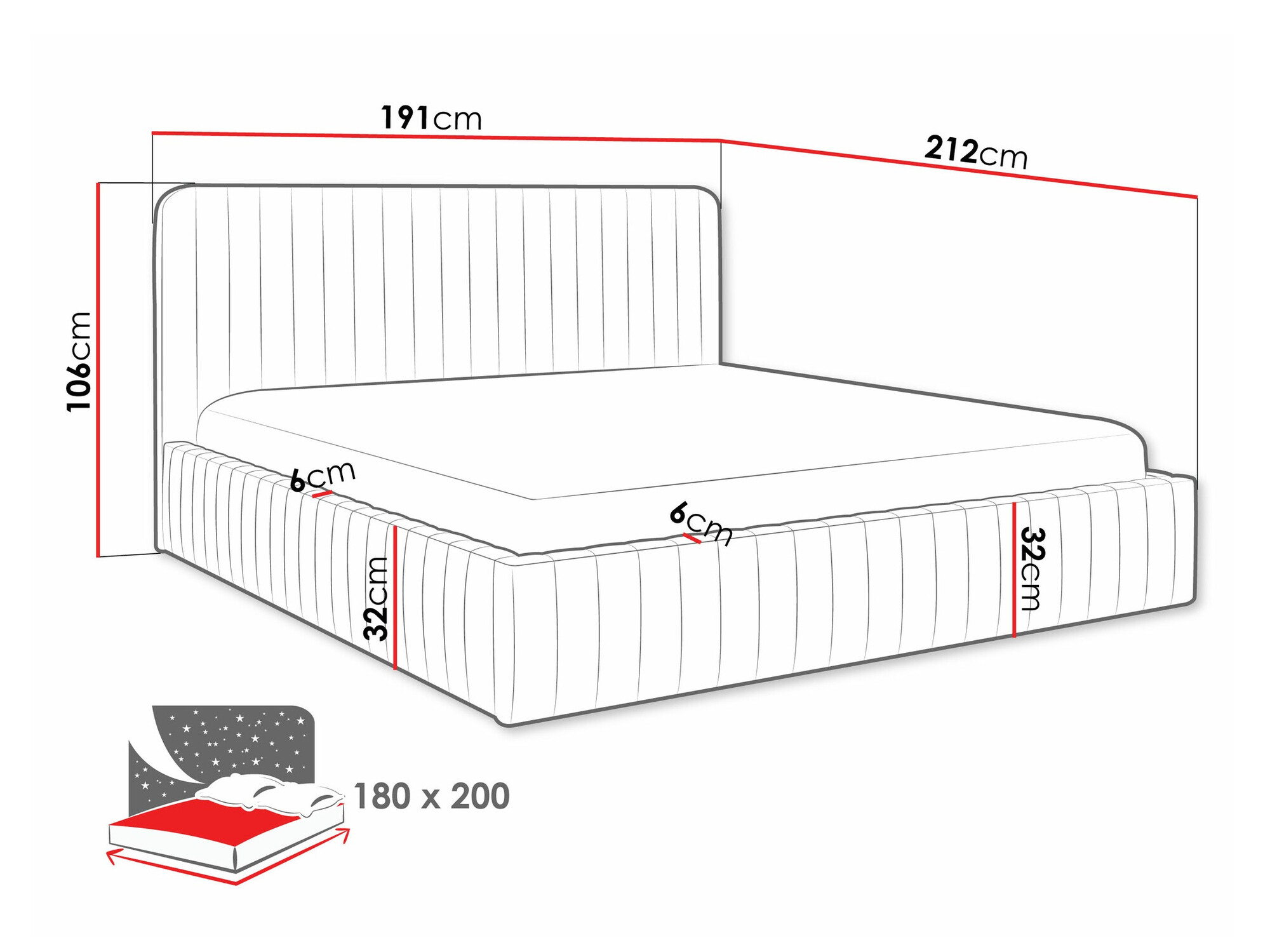 Lova TrendyNest Caprion (Velluto 18)