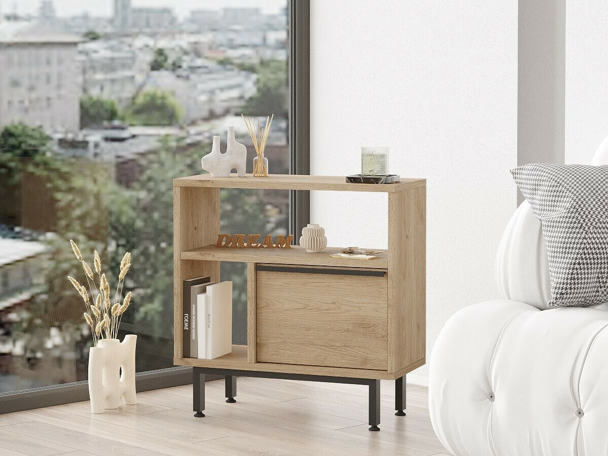 Šoninis staliukas Fertore 105 (Graikinis riešutas)